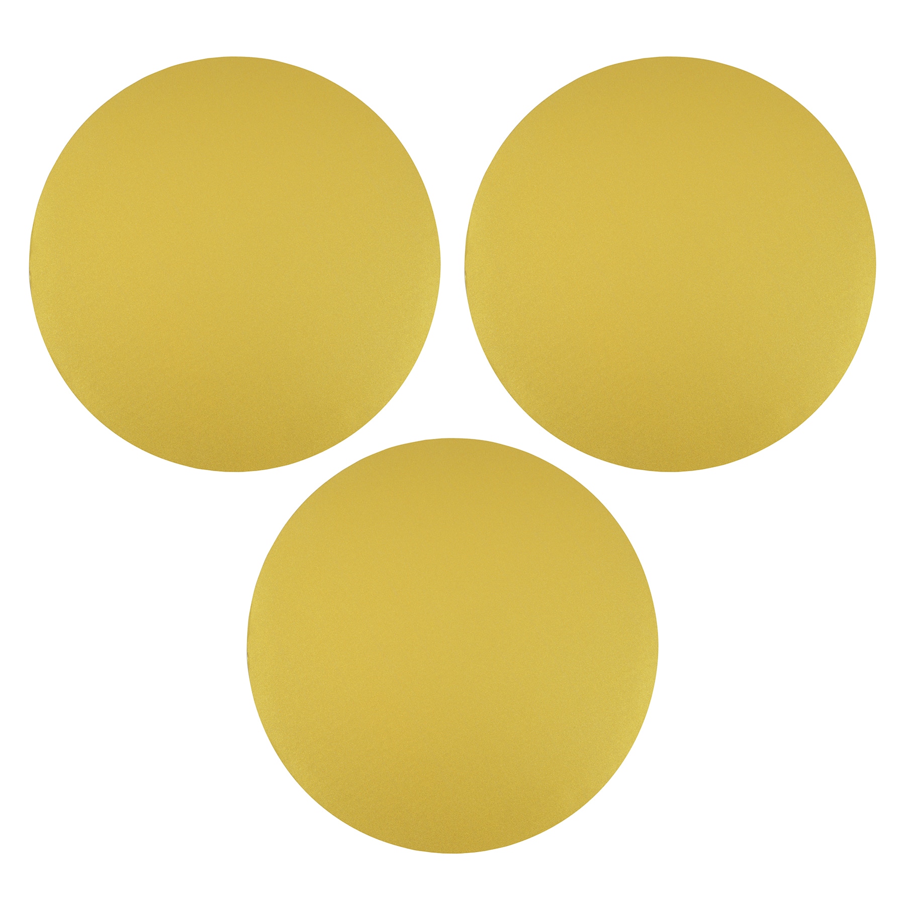 12" Gold Glitter Round Cake Boards by Celebrate It™