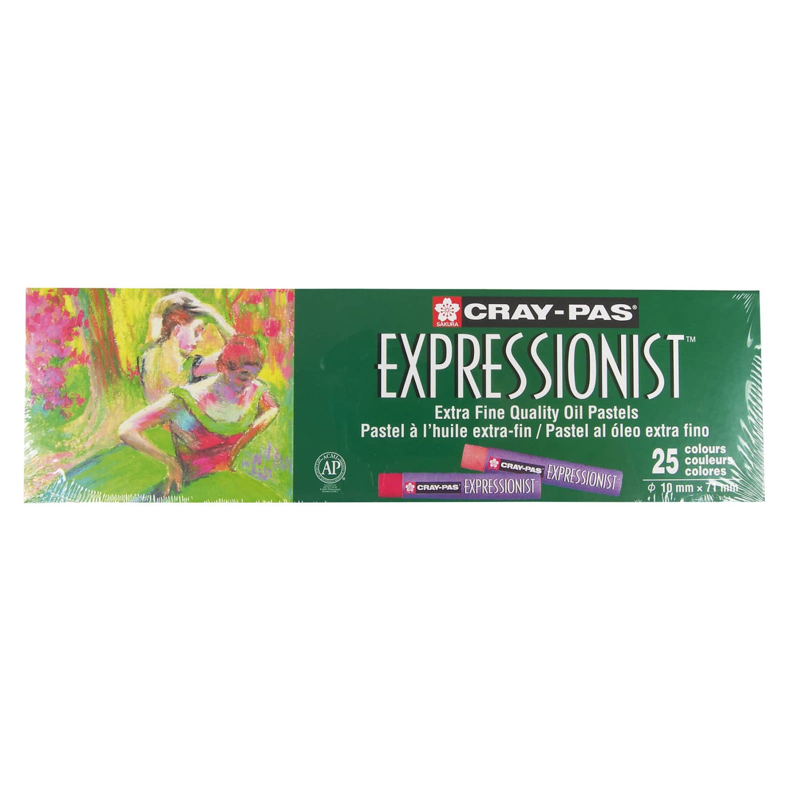 Sakura Cray-Pas Expressionist Oil Pastel Set, 25-Colors