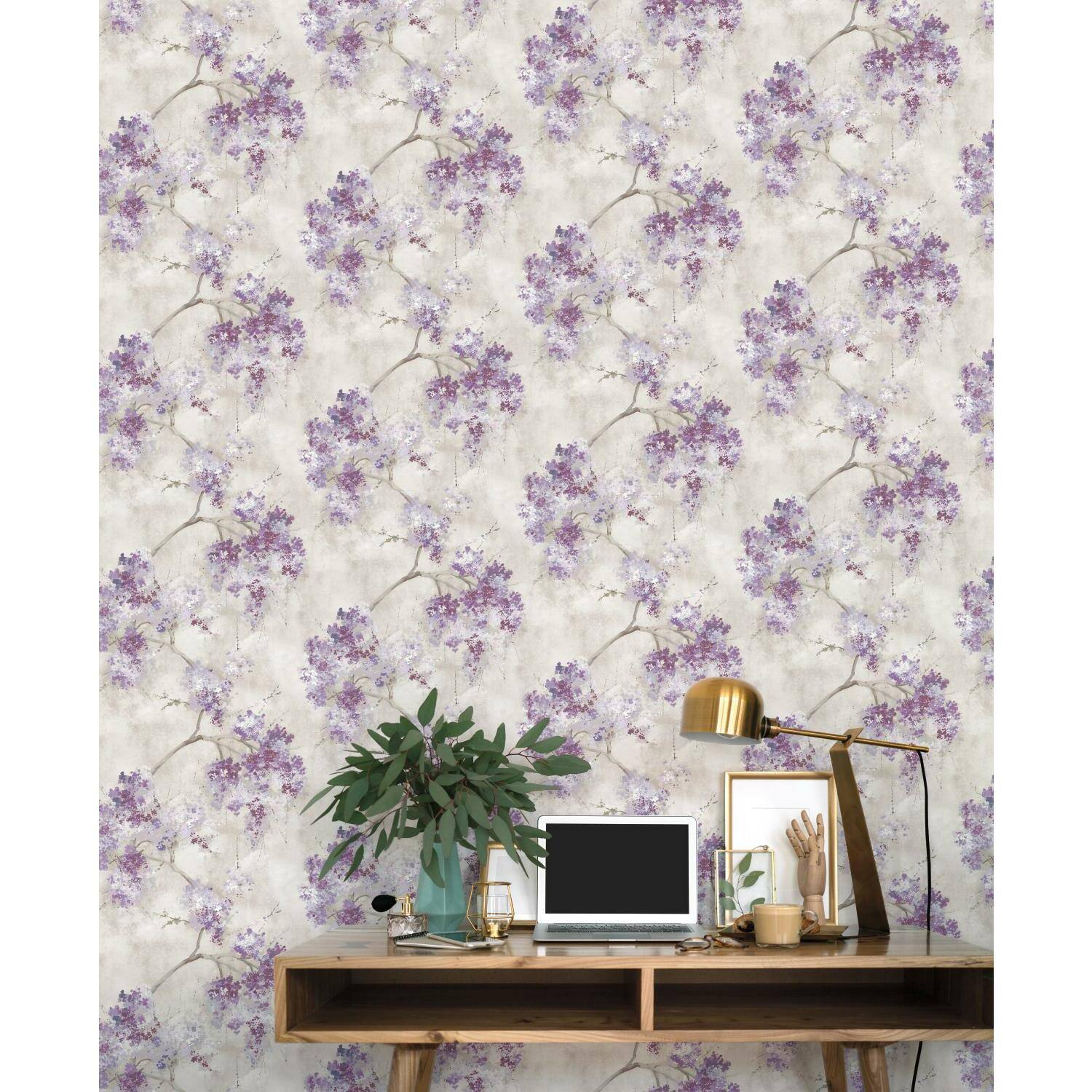 RoomMates Weeping Cherry Tree Blossom Peel & Stick Wallpaper