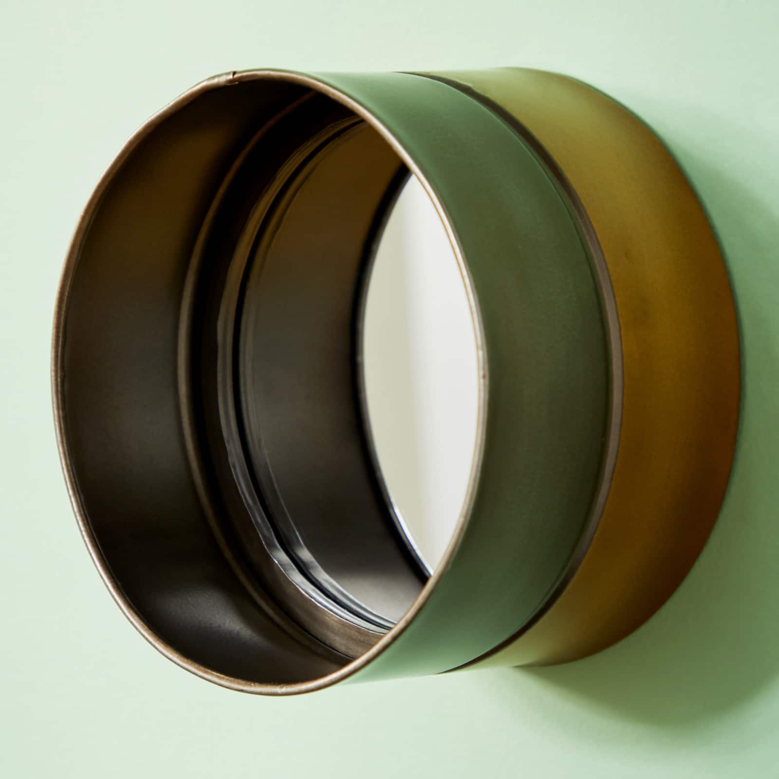 Black Metal Wall Mirror Set