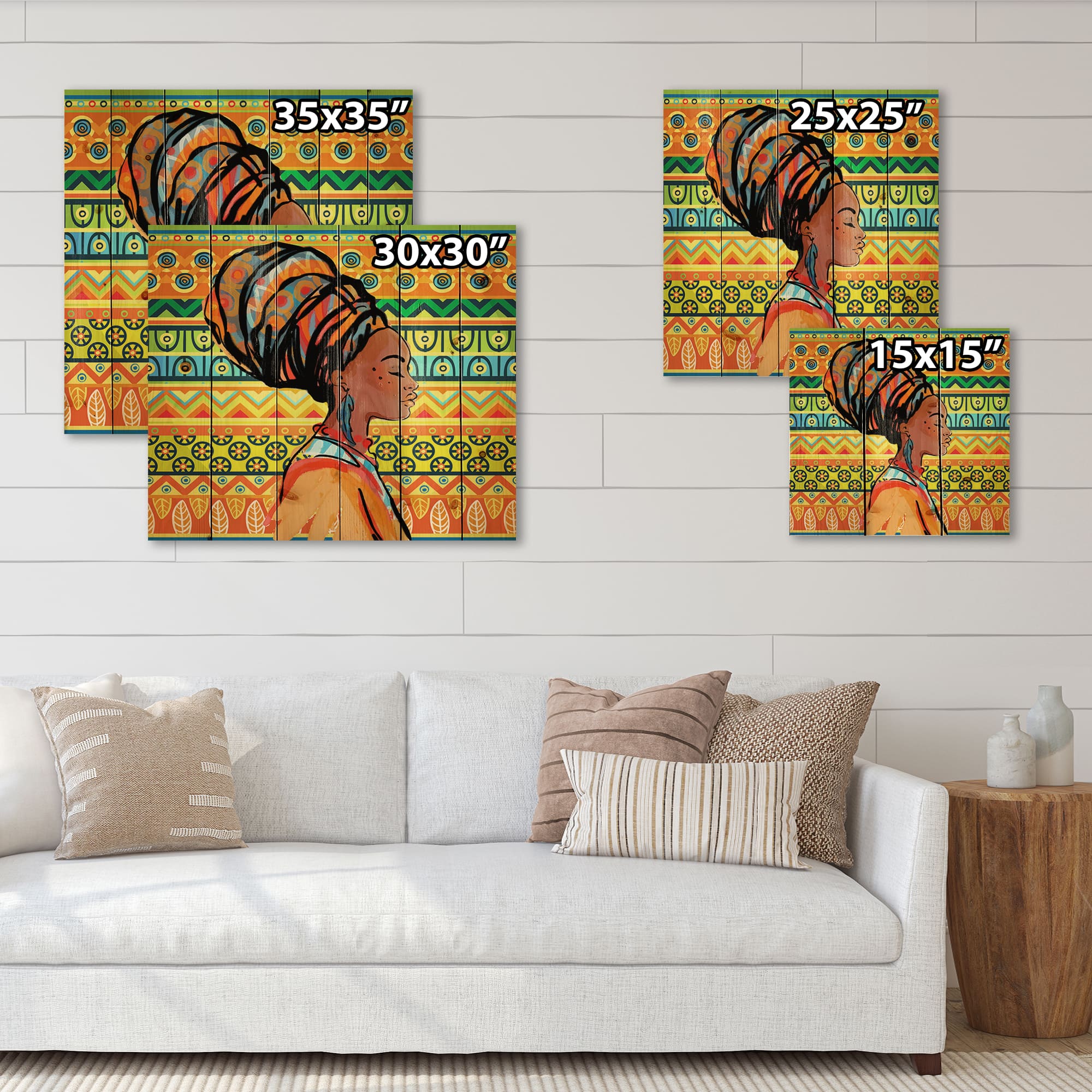 Designart - African American Woman with Turban III