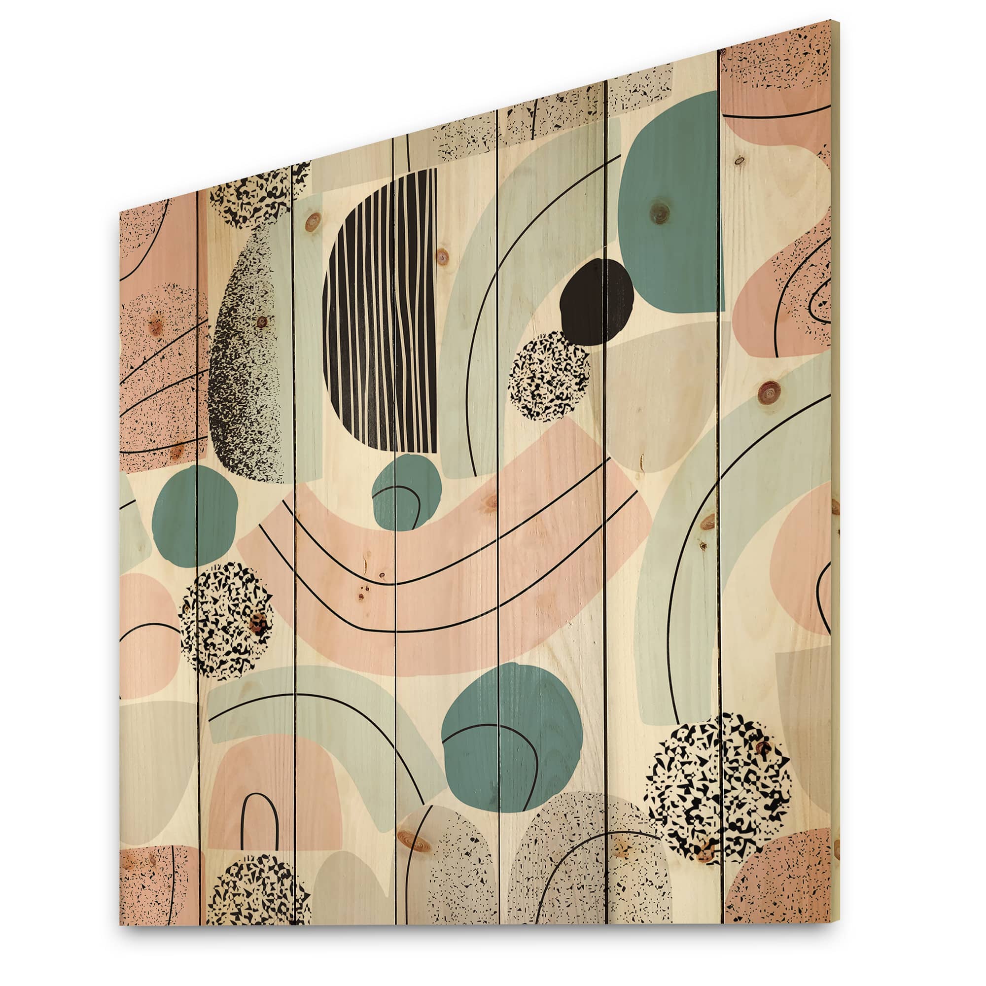 Designart - Colorful Art Collage In Pastel Colors