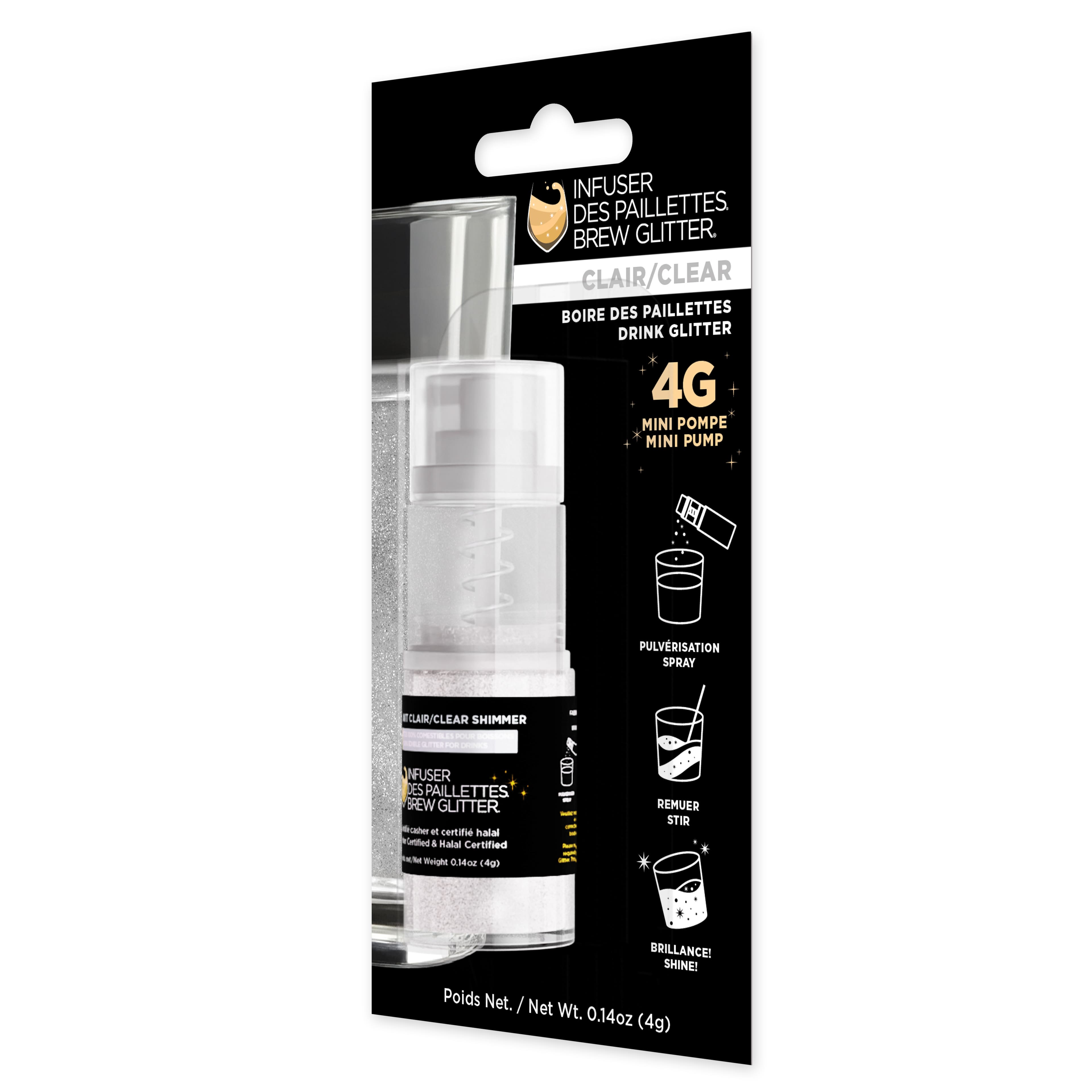Vaporisateur de paillettes comestibles à infuser de Bakell