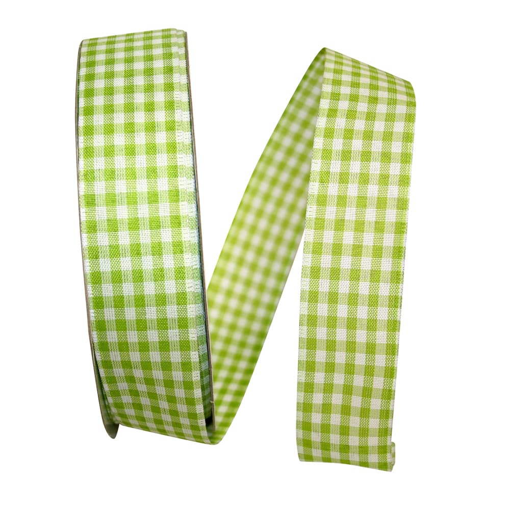 Reliant 1.5" x 50yd. Great Gingham Wired Ribbon
