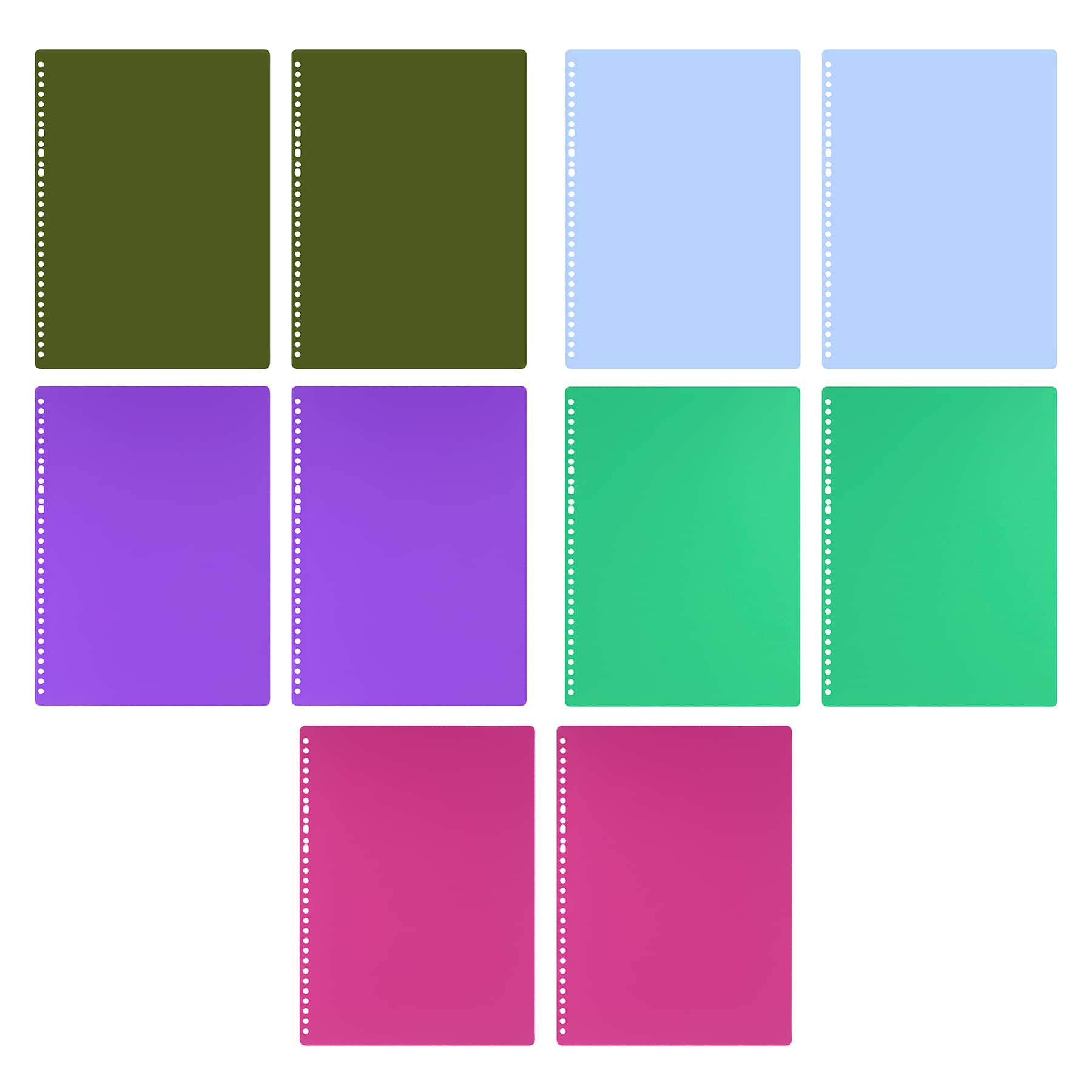 A4 Planner Solid Cover Sets, 5ct. by Recollections™