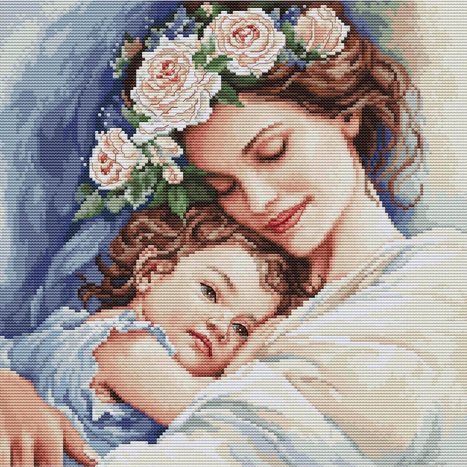 Luca-S Eternal Love Counted Cross Stitch Kit