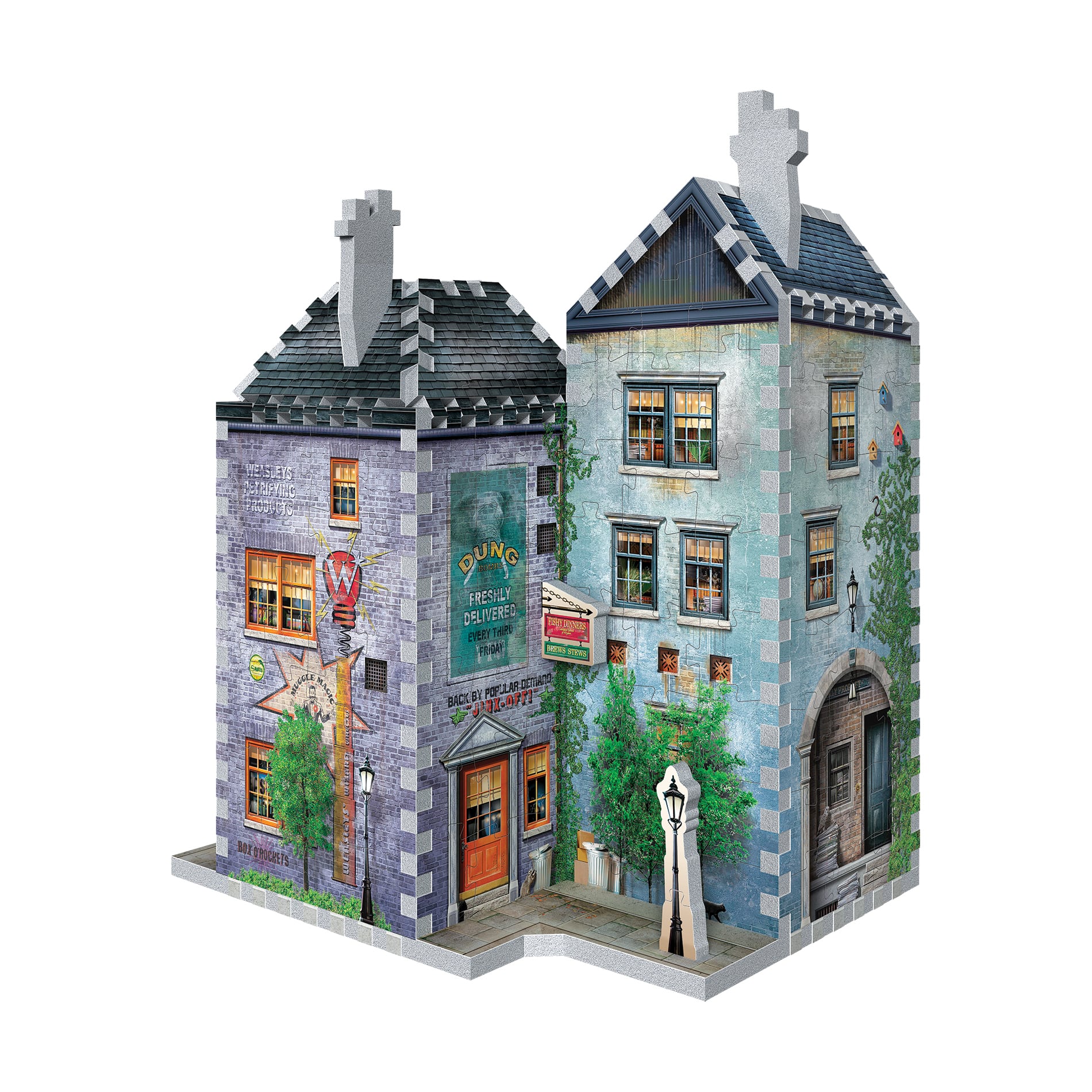 Harry Potter™ Diagon Alley Collection Weasleys' Wizard Wheezes™ & Daily Prophet™ 285 Piece 3D Puzzle