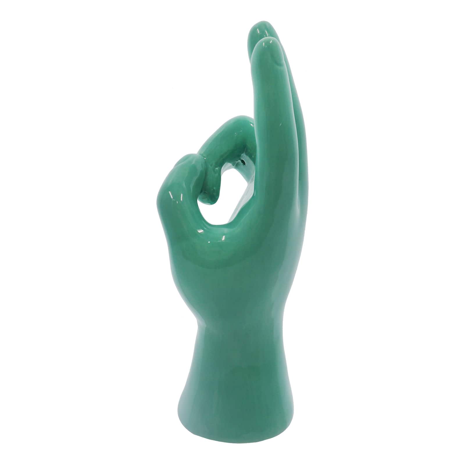 7.5" Blue Ceramic Peace Sign by Ashland®