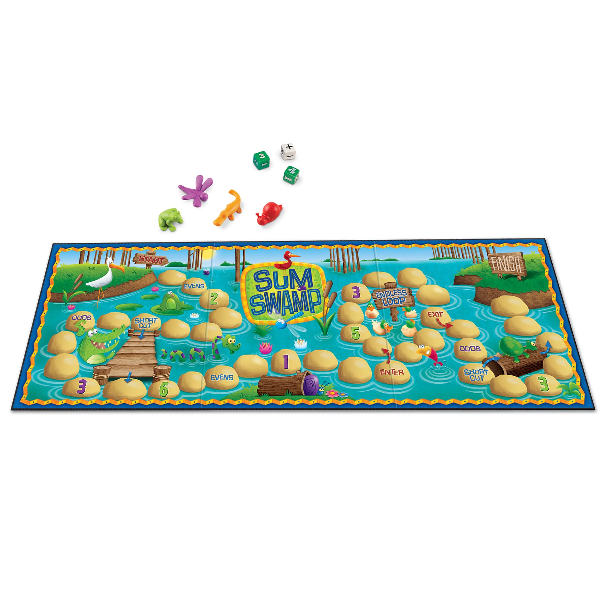 Learning Resources Sum Swamp Addition & Subtraction Game