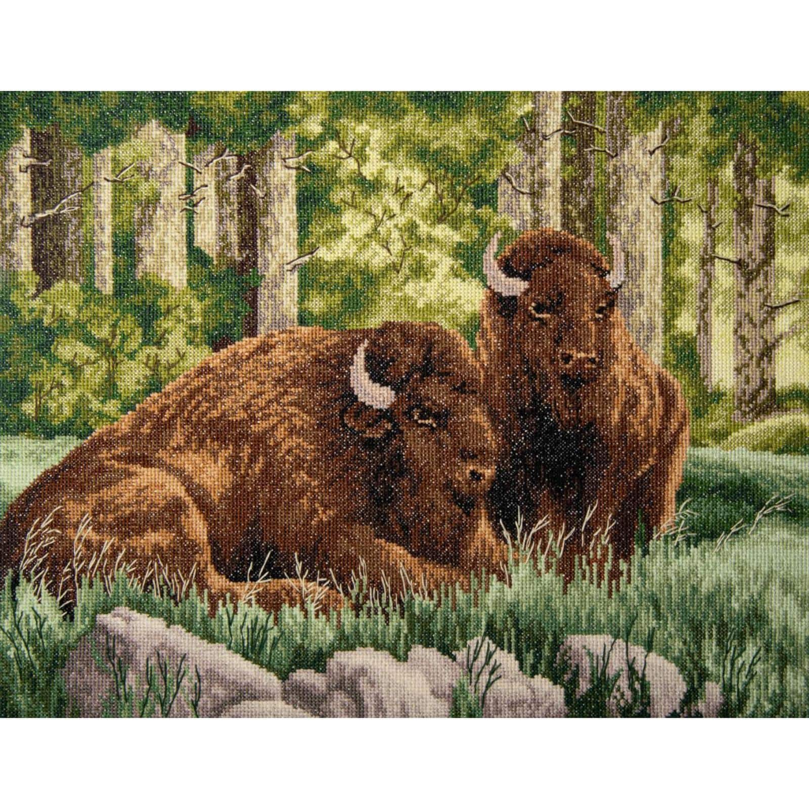 Charivna Mit Bison Counted Cross Stitch Kit