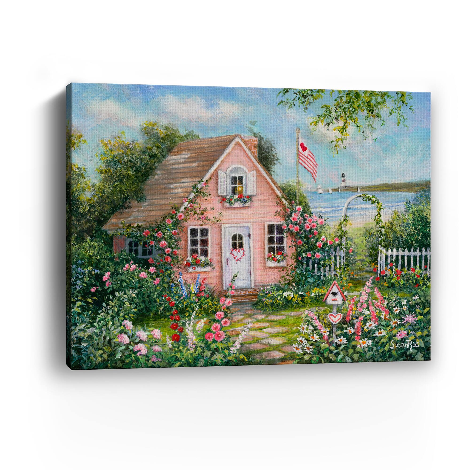 California Valentine Canvas Giclée Art
