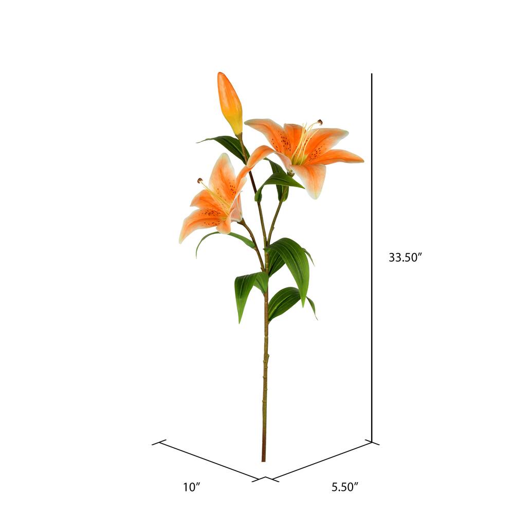 Orange Lily Spray