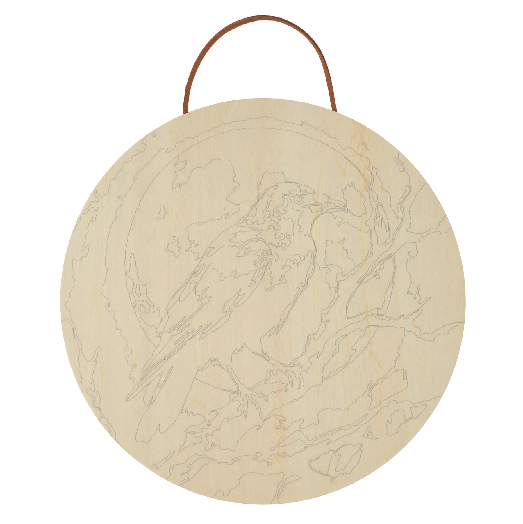 8" Raven Paint-by-Number Plywood Surface Kit by Artist's Loft®
