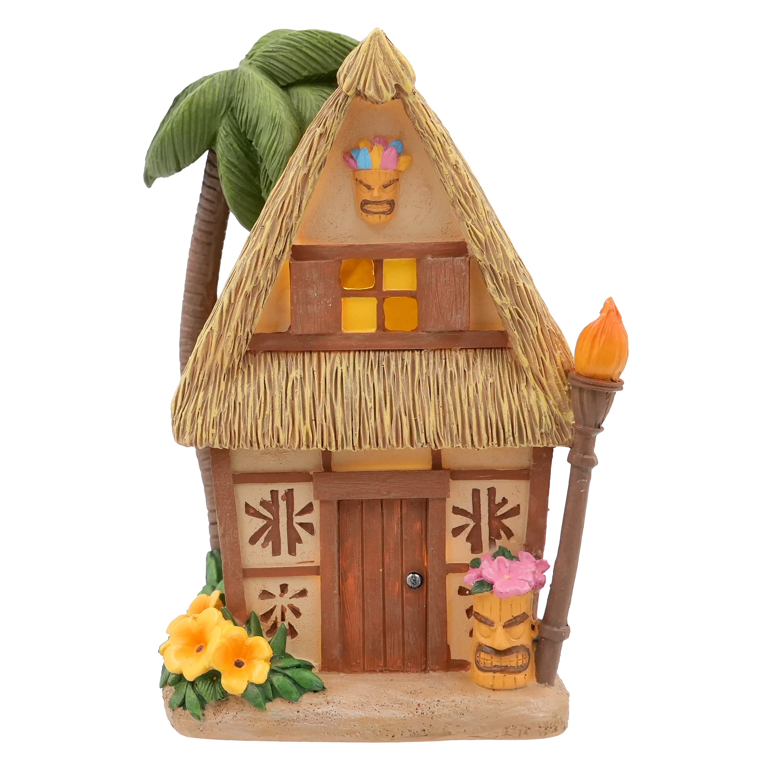 Mini LED Tiki Flame Hut Decoration by Ashland®
