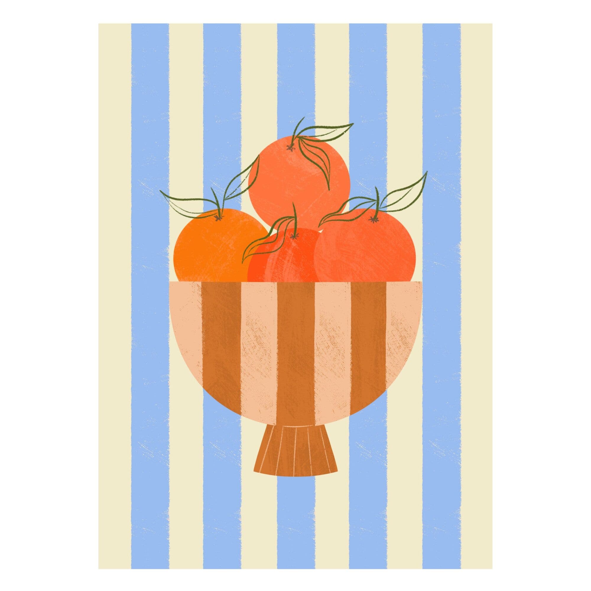 Melissa Donne 4" x 6" Bowl of Oranges Art Print