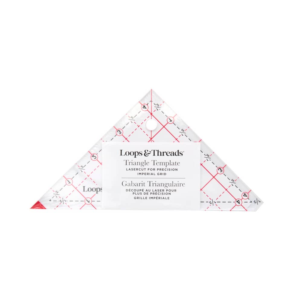 4.5" Triangle Quilting Template by Loops & Threads®