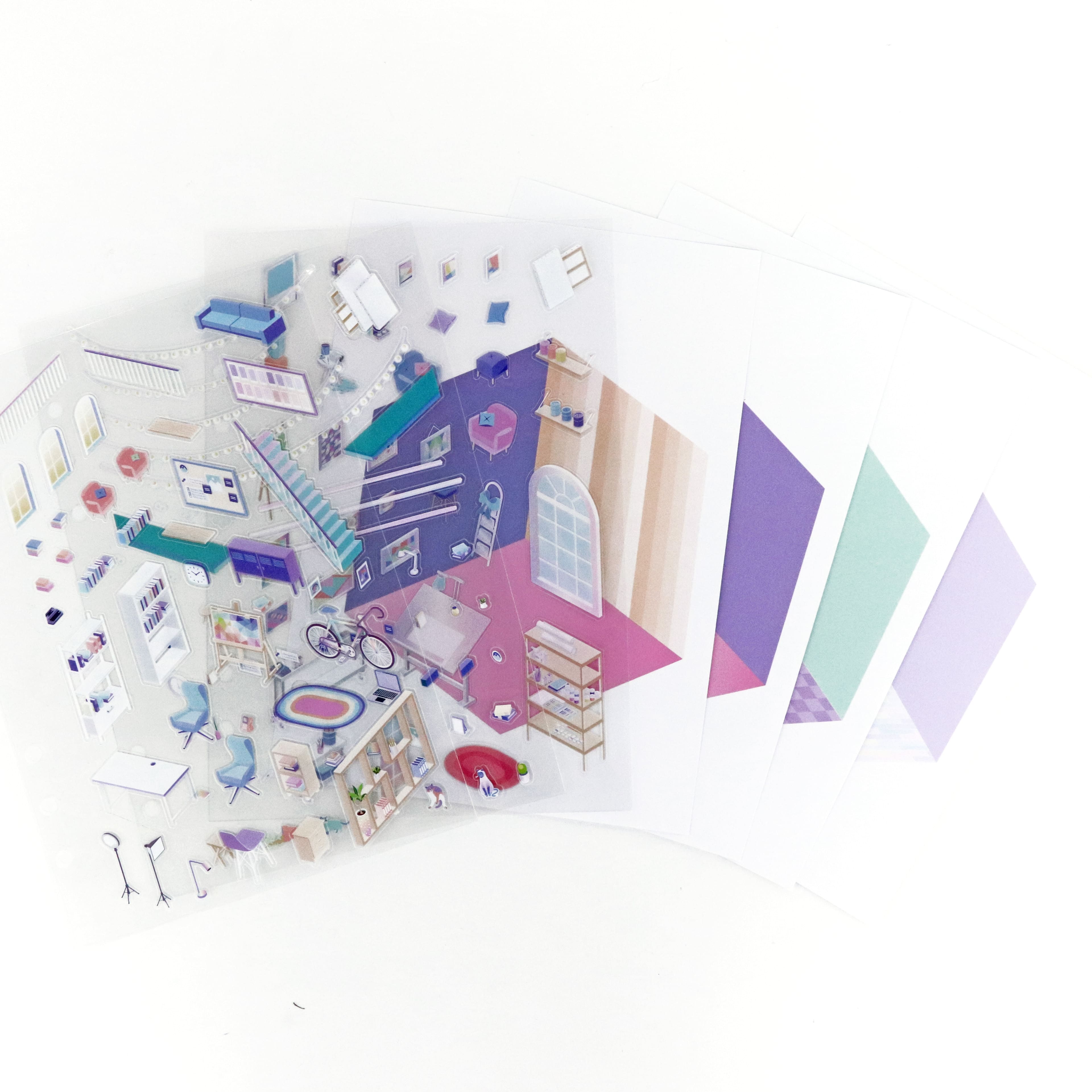Dreamy Desk Sticker Scene Kit by Recollections™