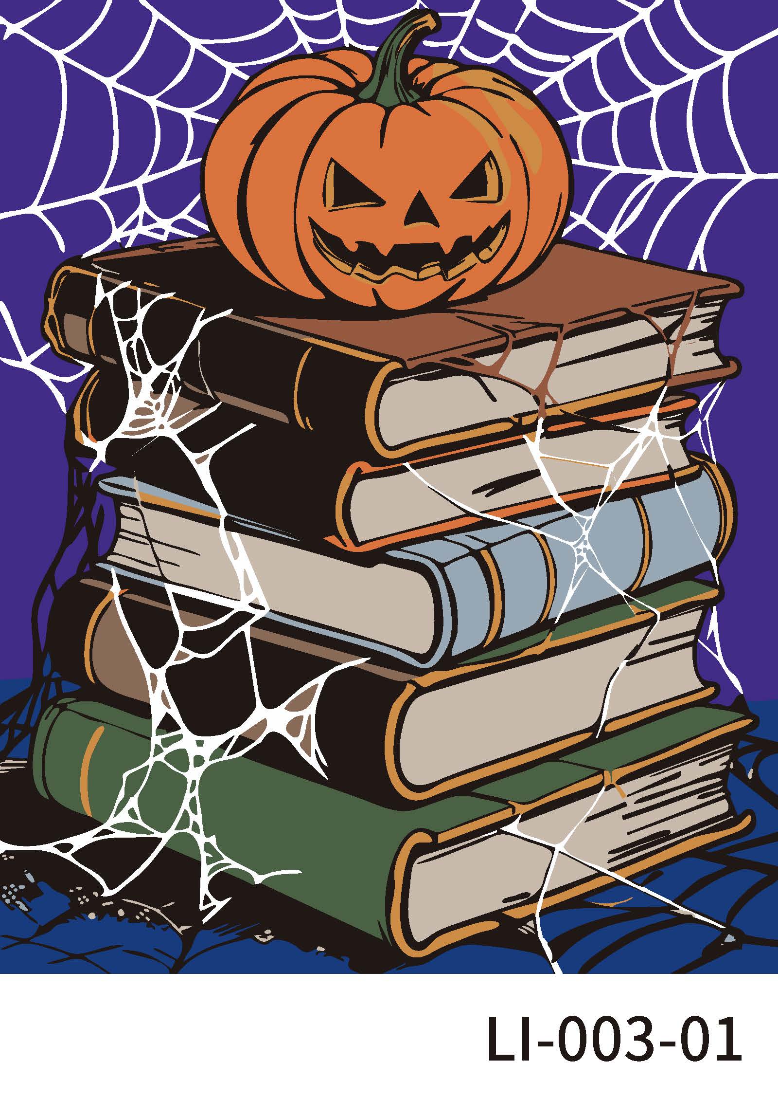 Halloween Library Paint Marker-by-Number Kit by Artist's Loft®