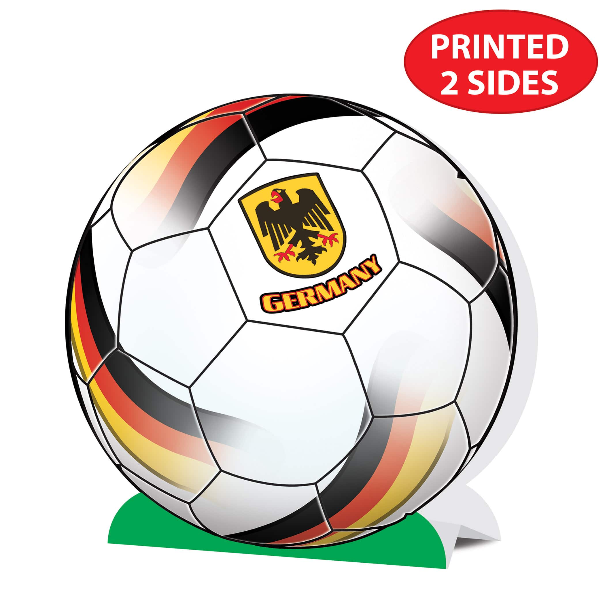 9.25" Germany 3D Soccer Ball Centerpieces, 2ct.