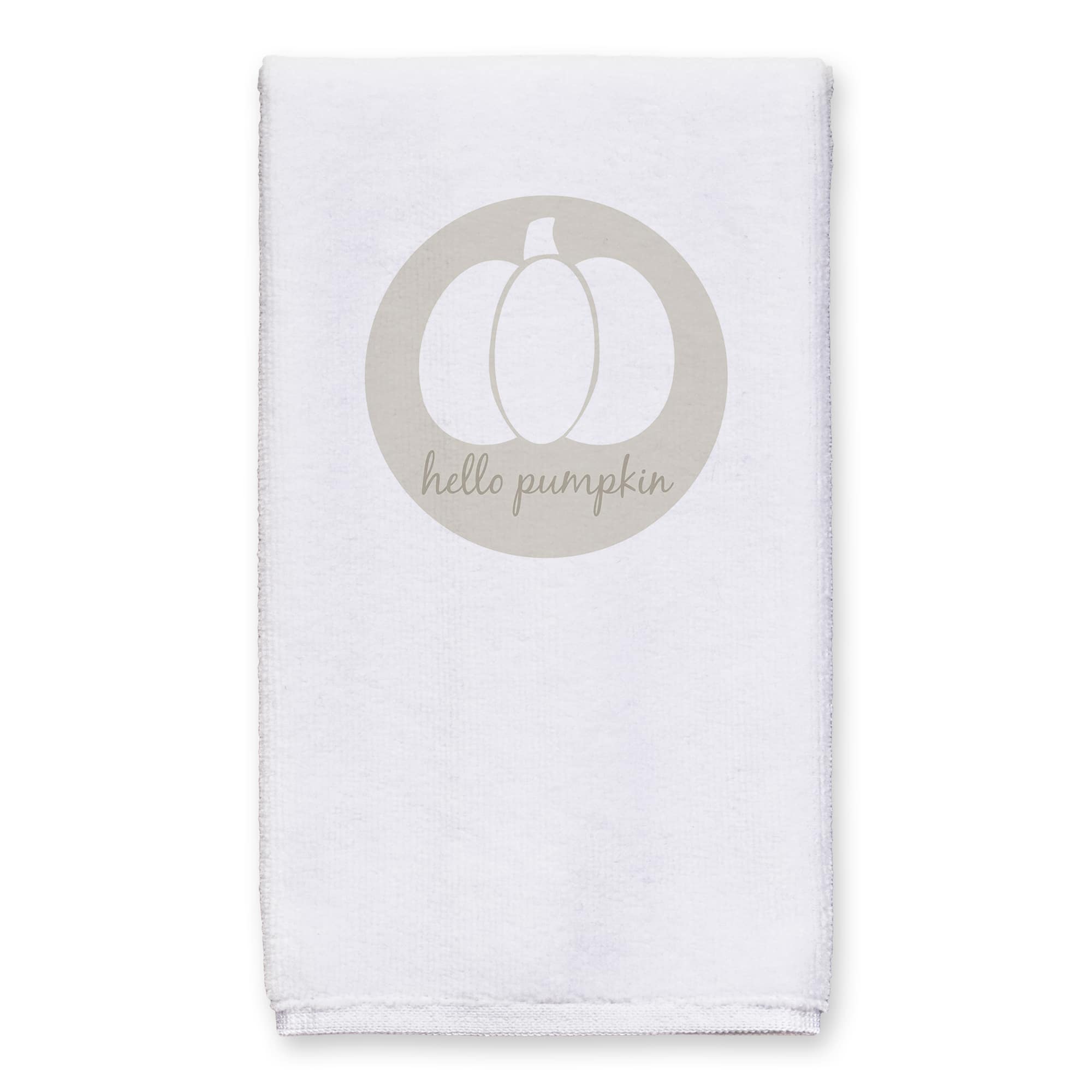 Hello Pumpkin Brown Tea Towel Set