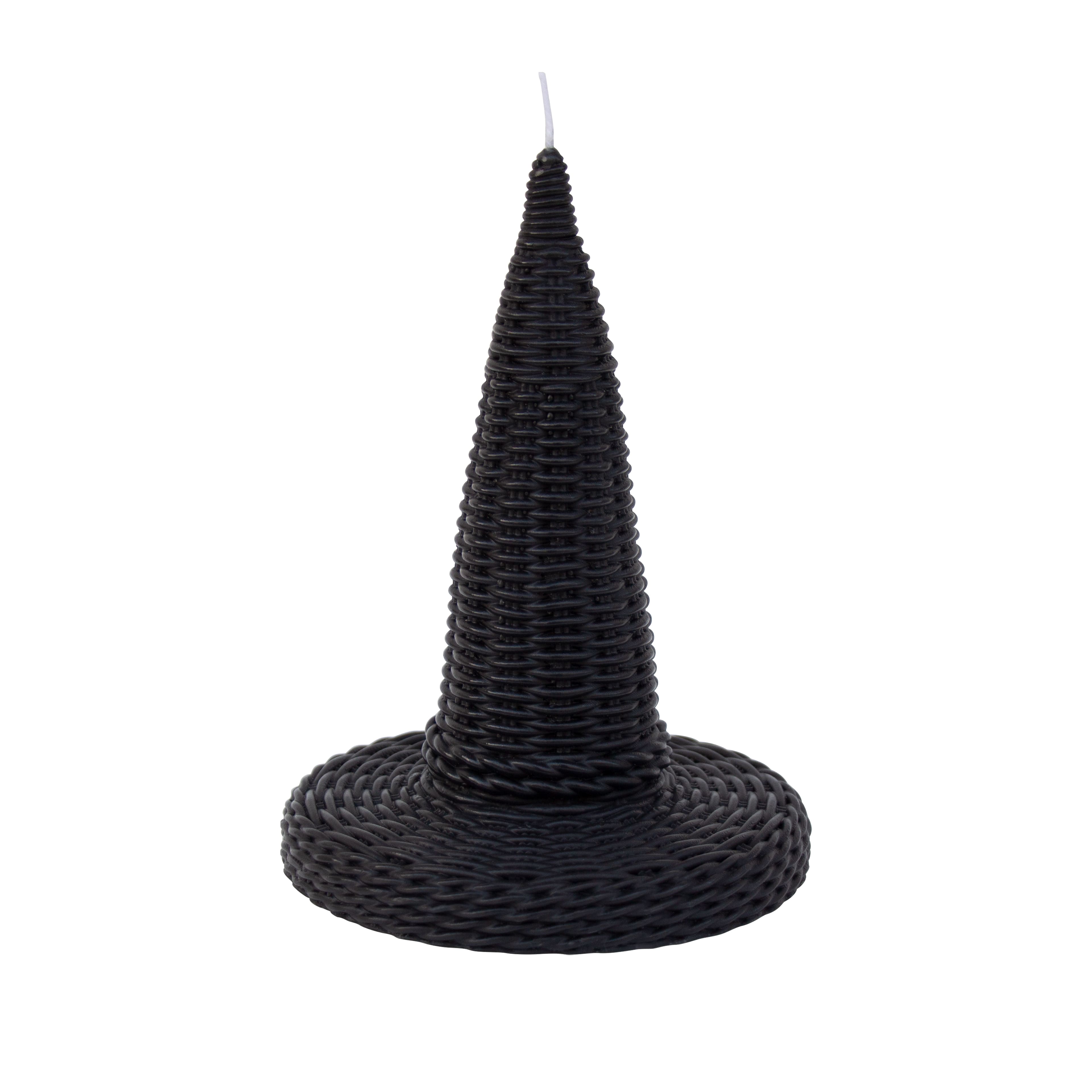 6" Black Witch Hat Unscented Candle by Ashland®
