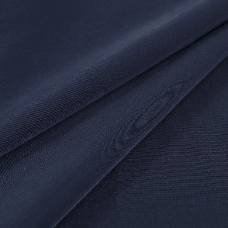 Navy Blue Peachskin