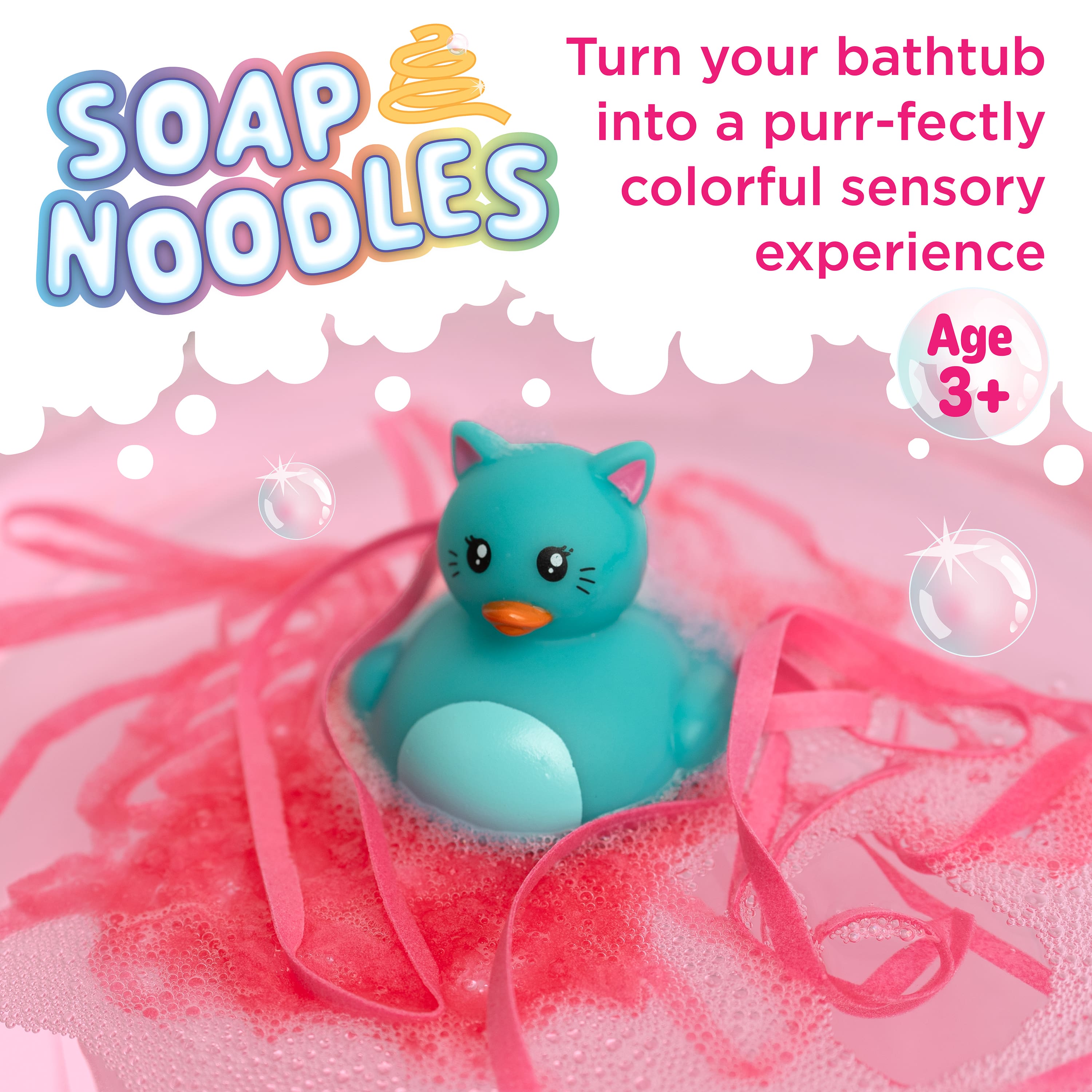 Creativity for Kids® Soap Noodles Puddles the Kitty Bathtub Kit