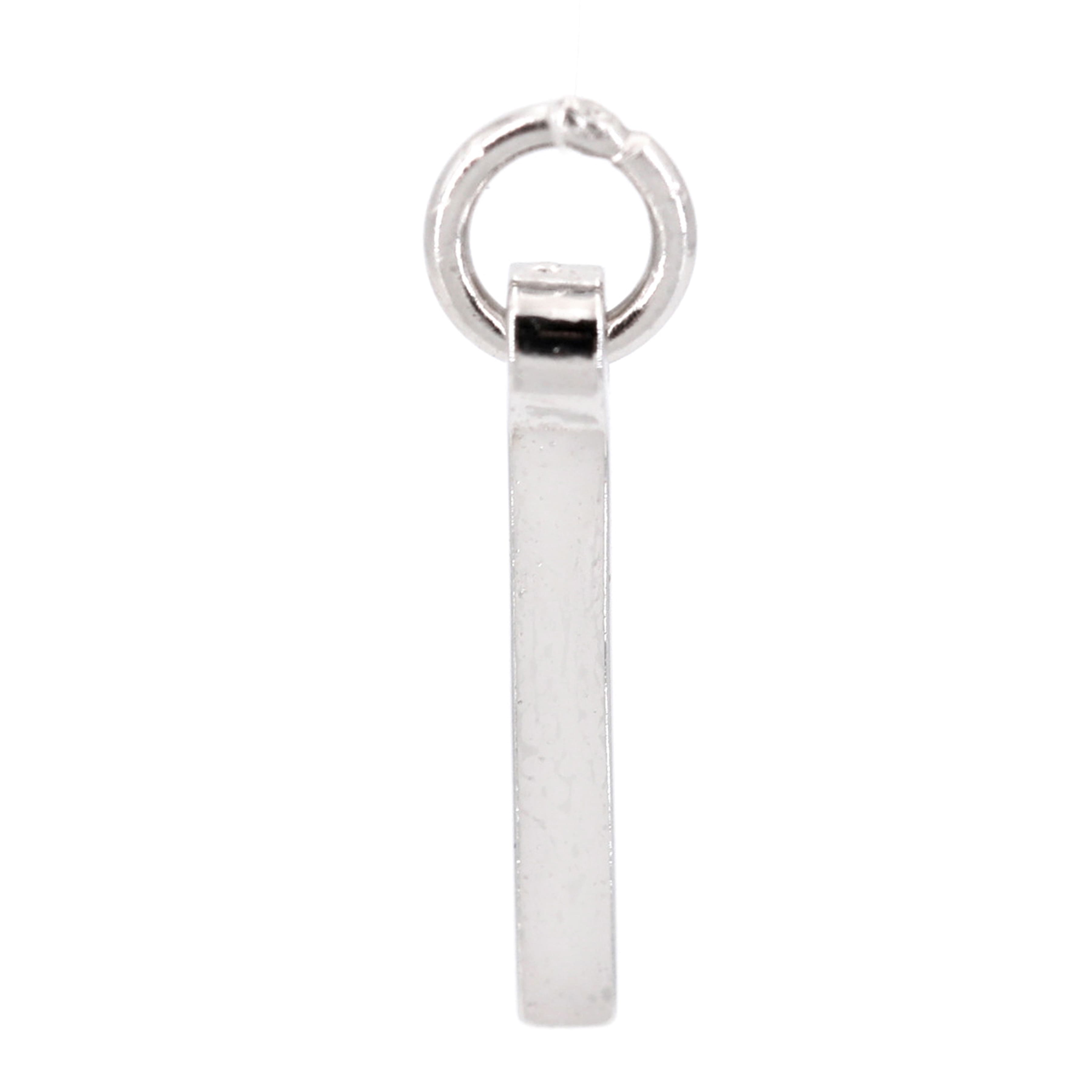 12 Pack: Sterling Silver Alphabet Charm by Bead Landing™