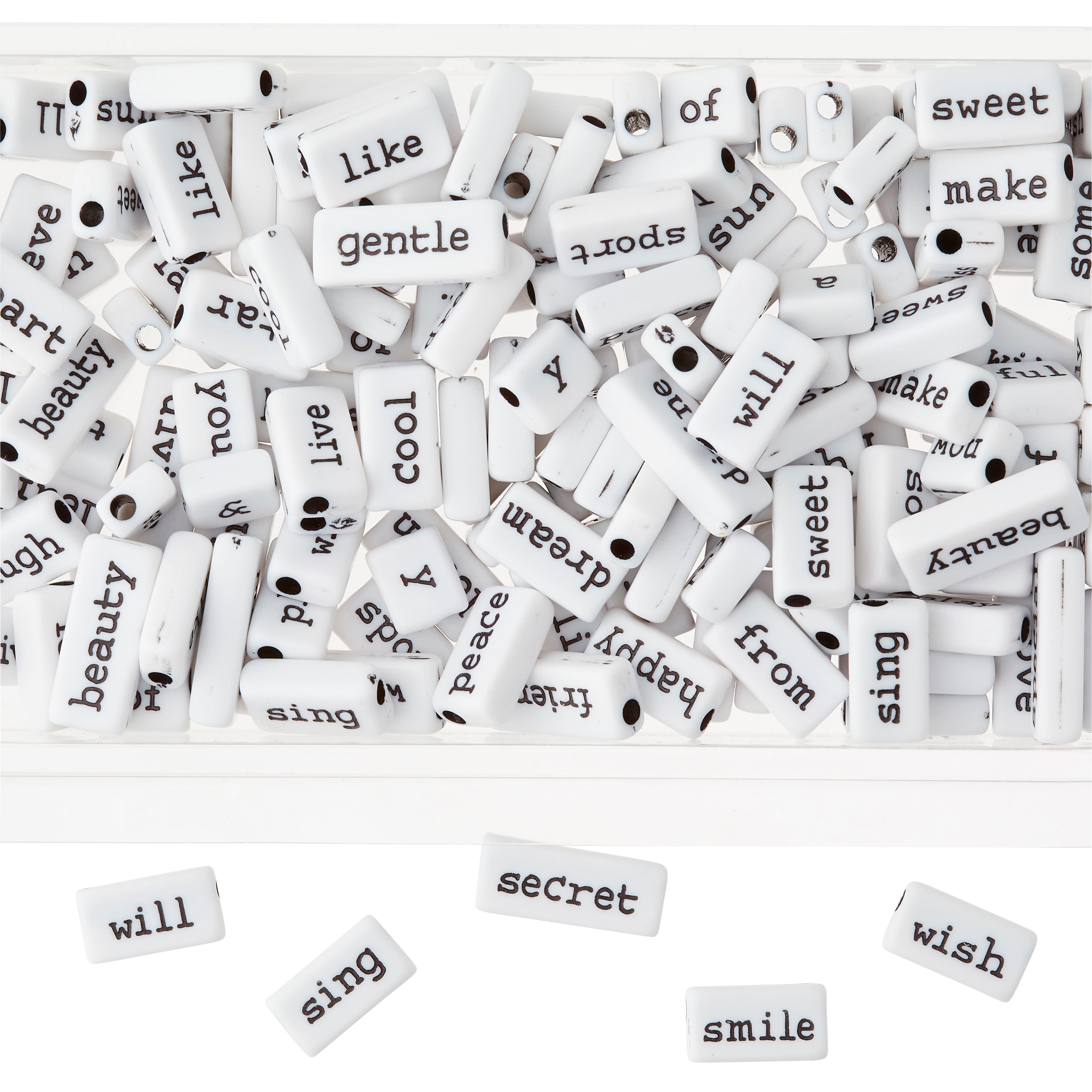 Bead Landing™ Crafting Beads, Words