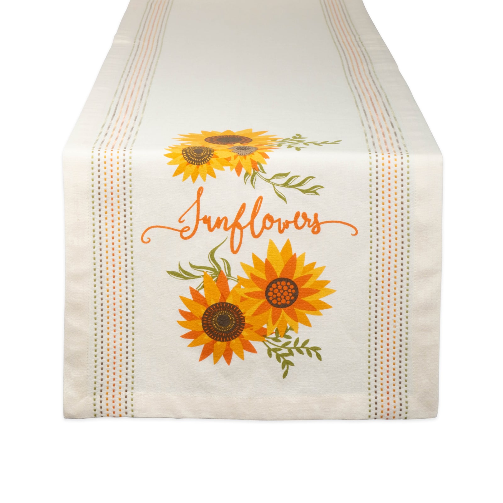 DII® 108" Sunflowers Print Table Runner