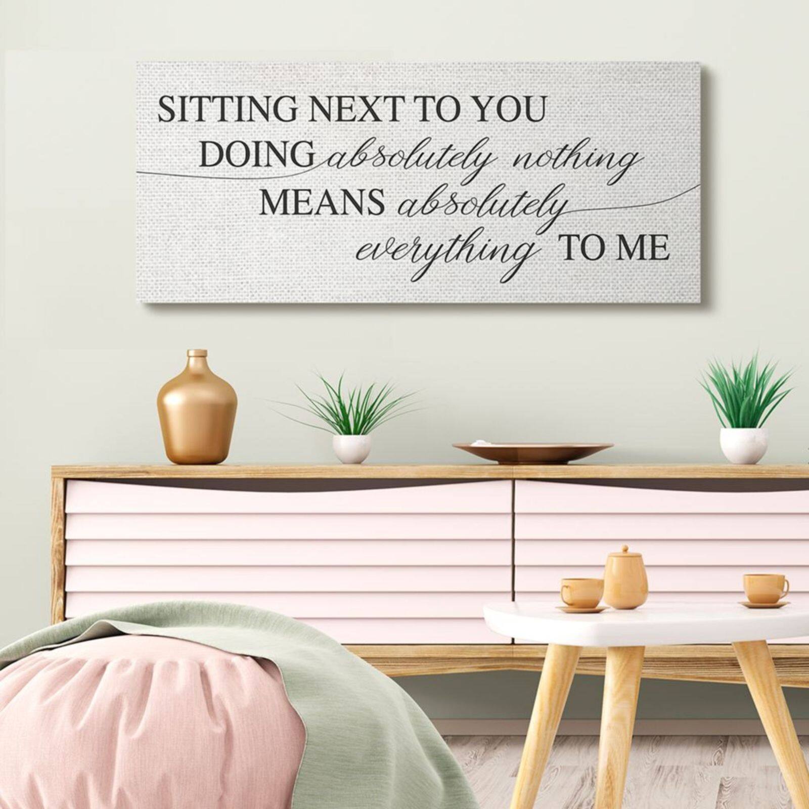 Stupell Industries Nothing Means Everything Phrase Wall Accent