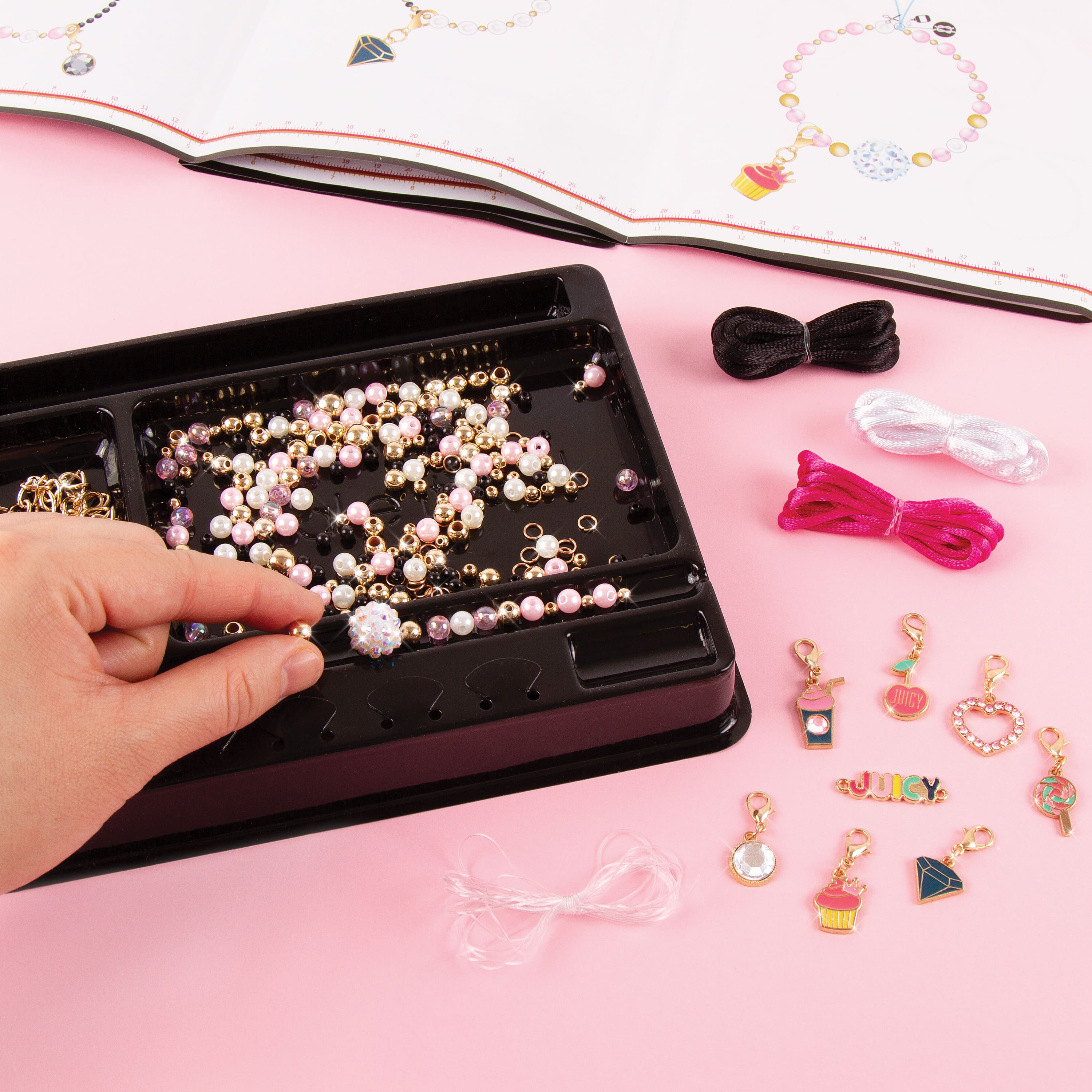 6 Pack: Juicy Couture Make it Real™ Mini Pink & Precious Bracelet Kit