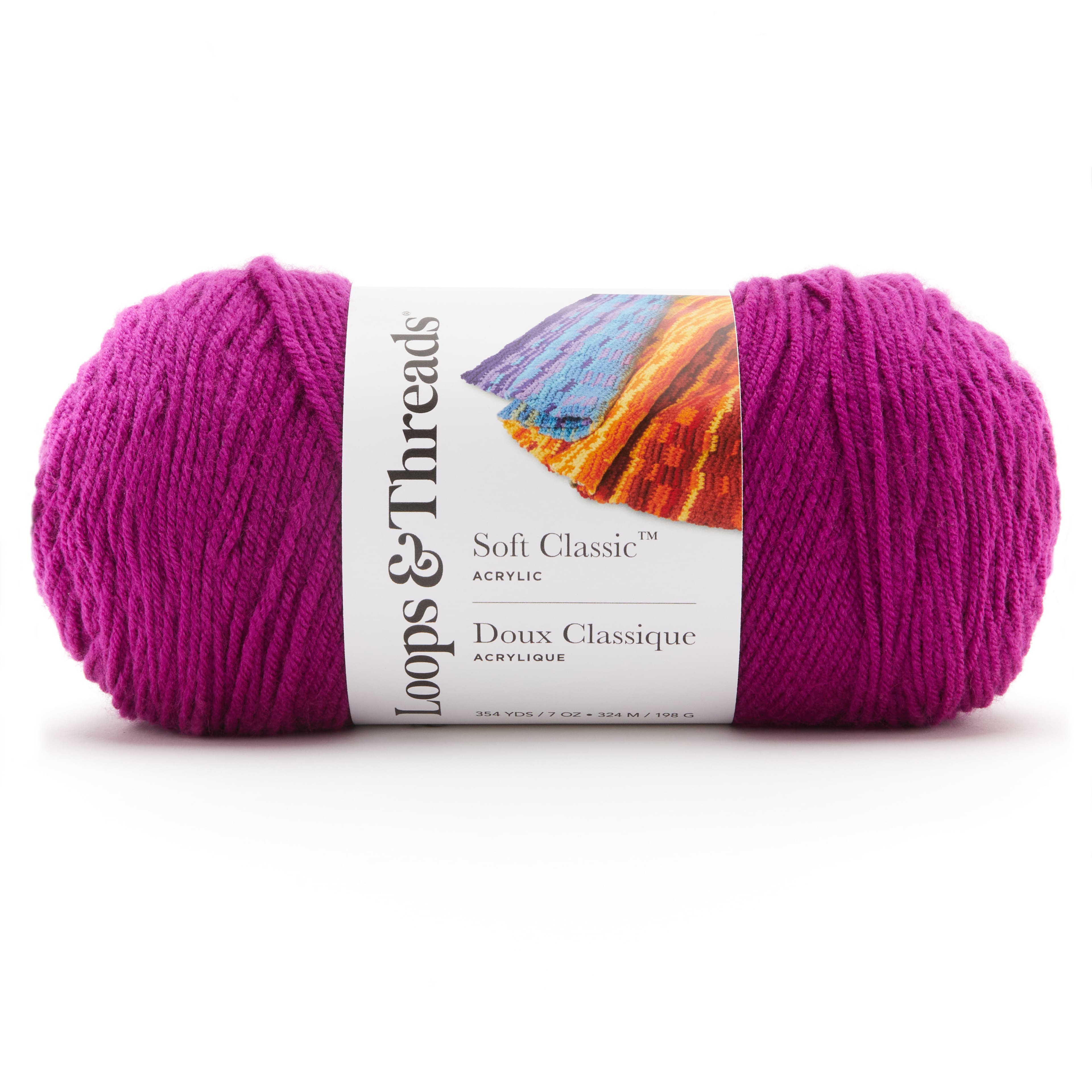 12 Pack: Soft Classic™ Solid Yarn by Loops & Threads®