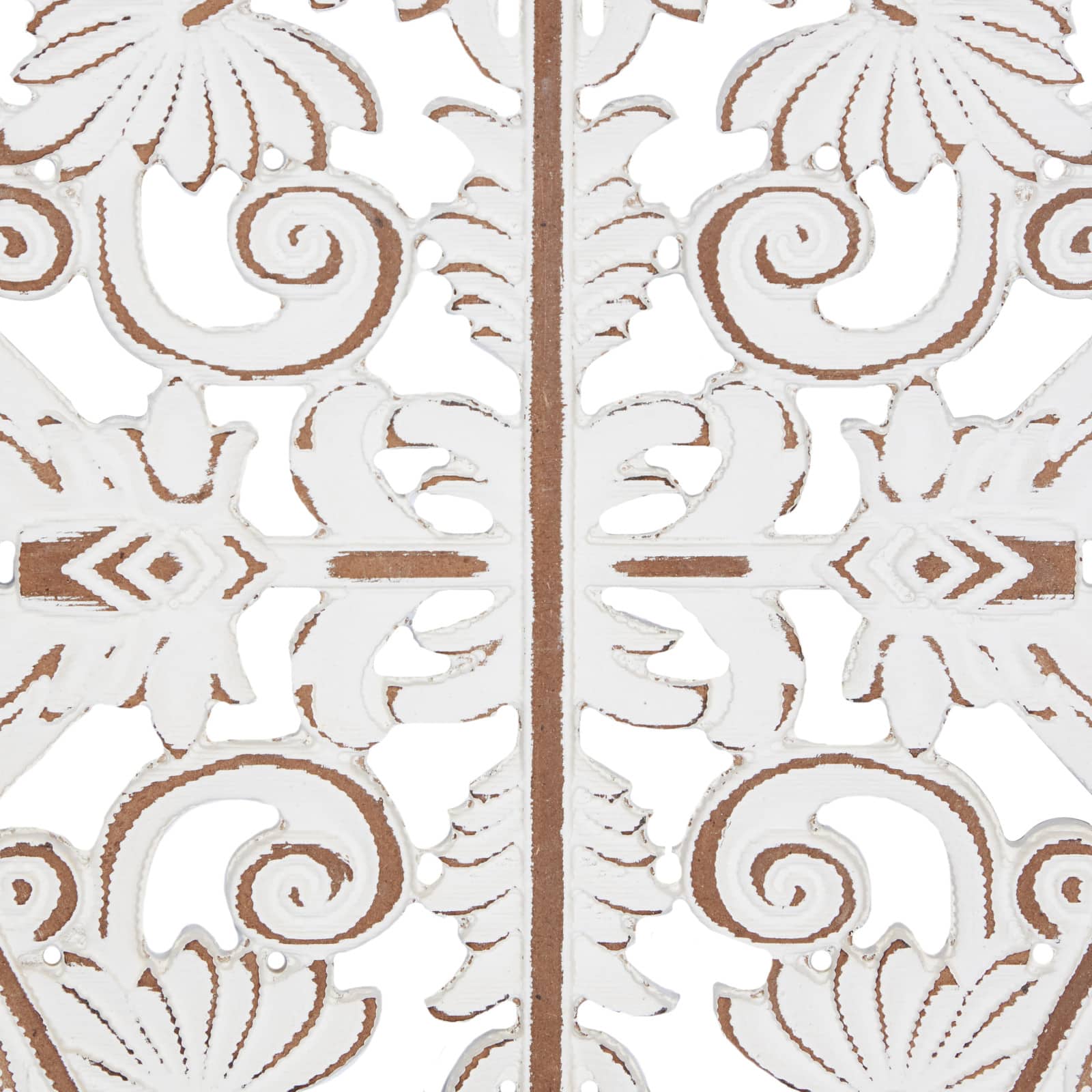 White Wood Farmhouse Geometric Wall Décor Set
