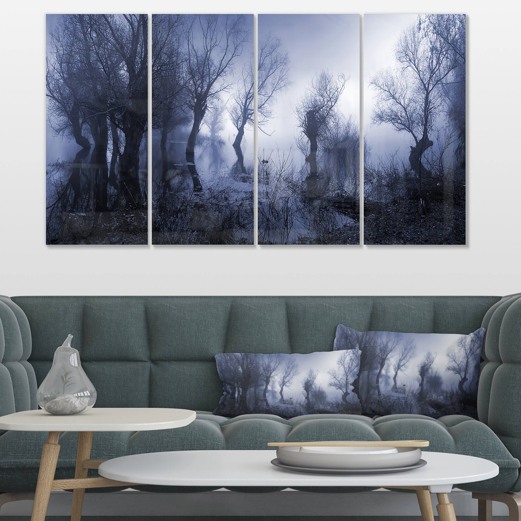 Designart - Creepy Landscape in Sepia Tones