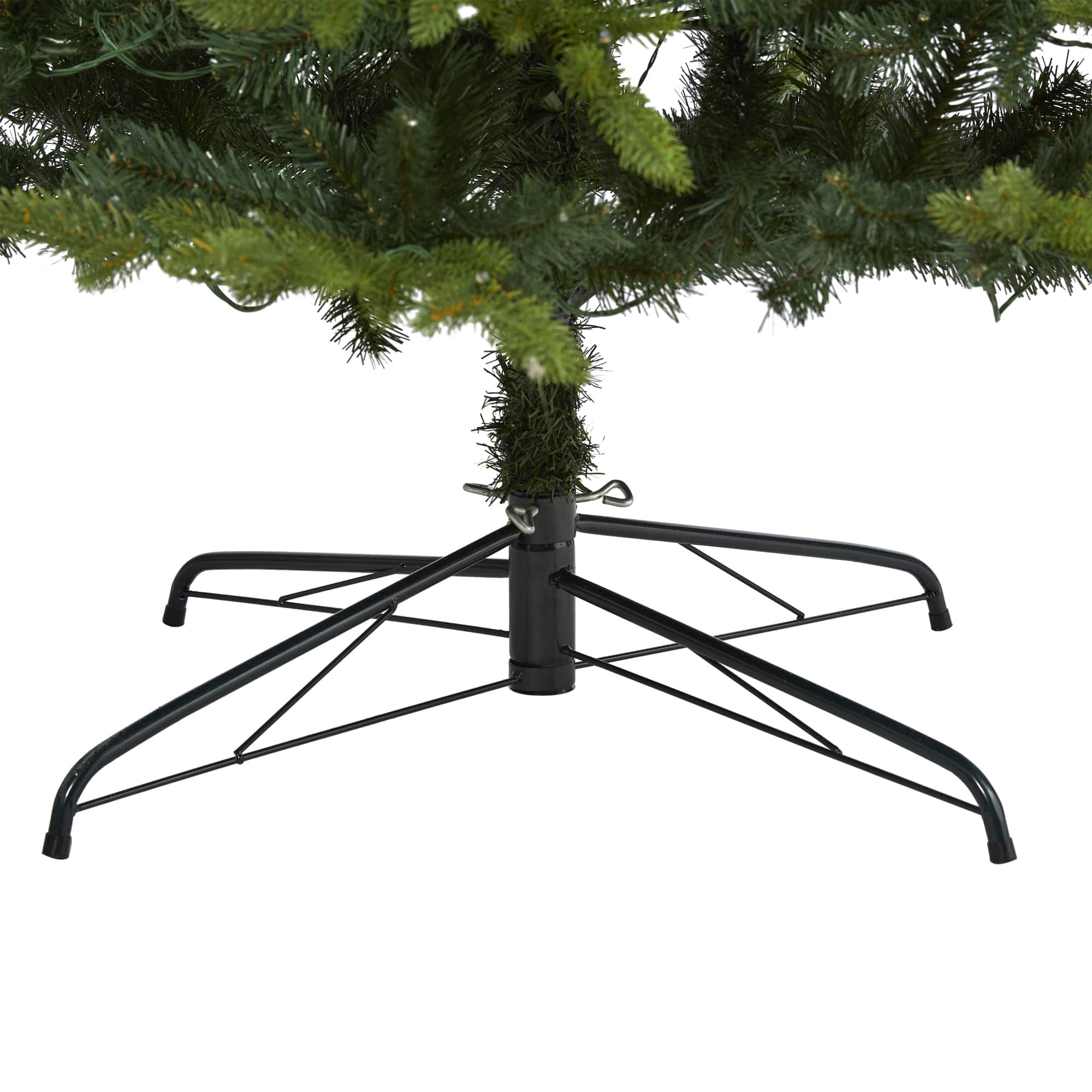 9ft. Pre-Light Belgium Fir Artificial Christmas Tree, Clear LED Lights