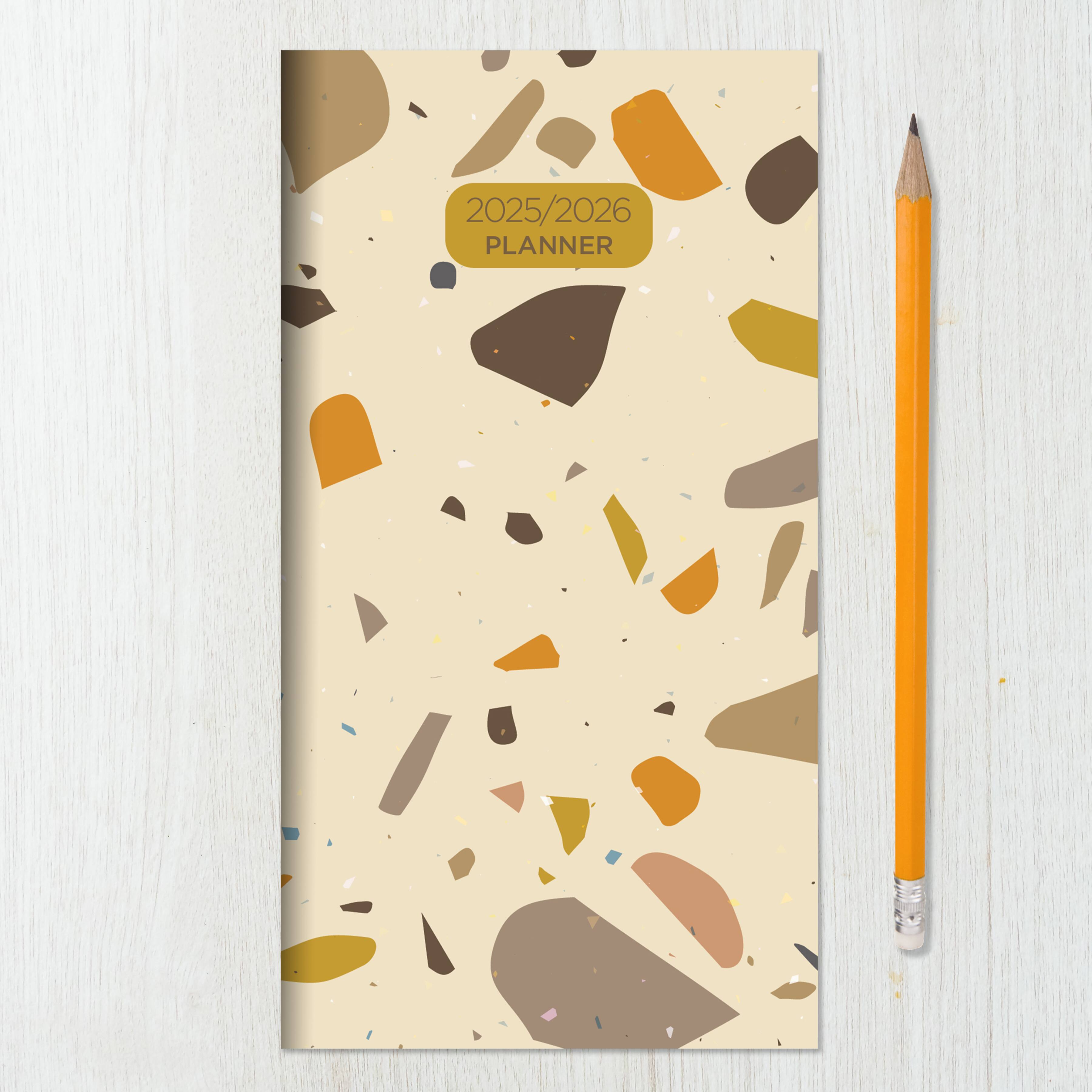 TF Publishing 2025-2026 Terrazzo Small Monthly Pocket Planner