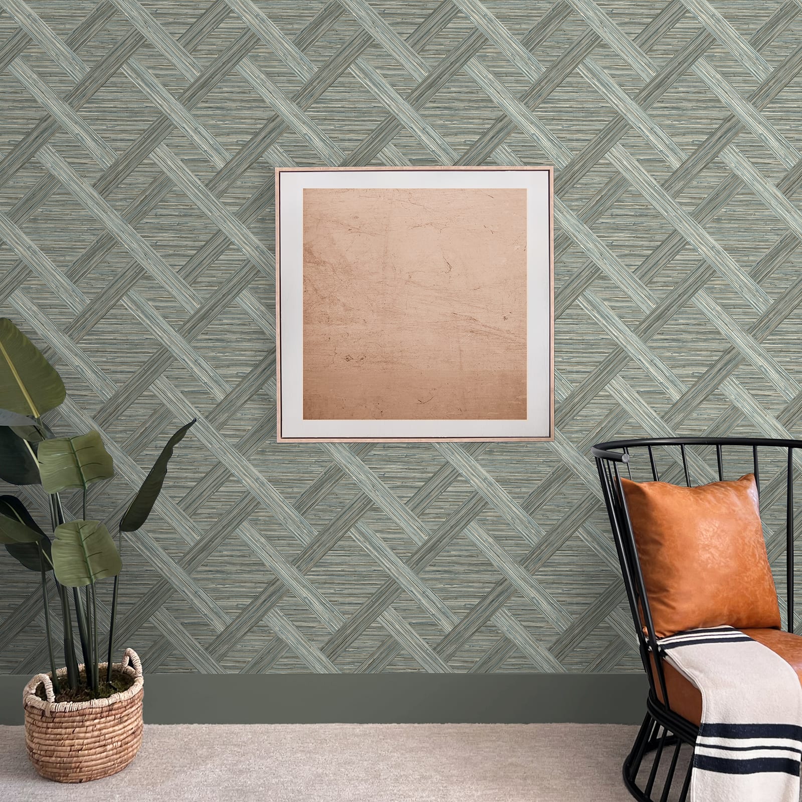 Surface Style Java Weave Peel & Stick Wallpaper