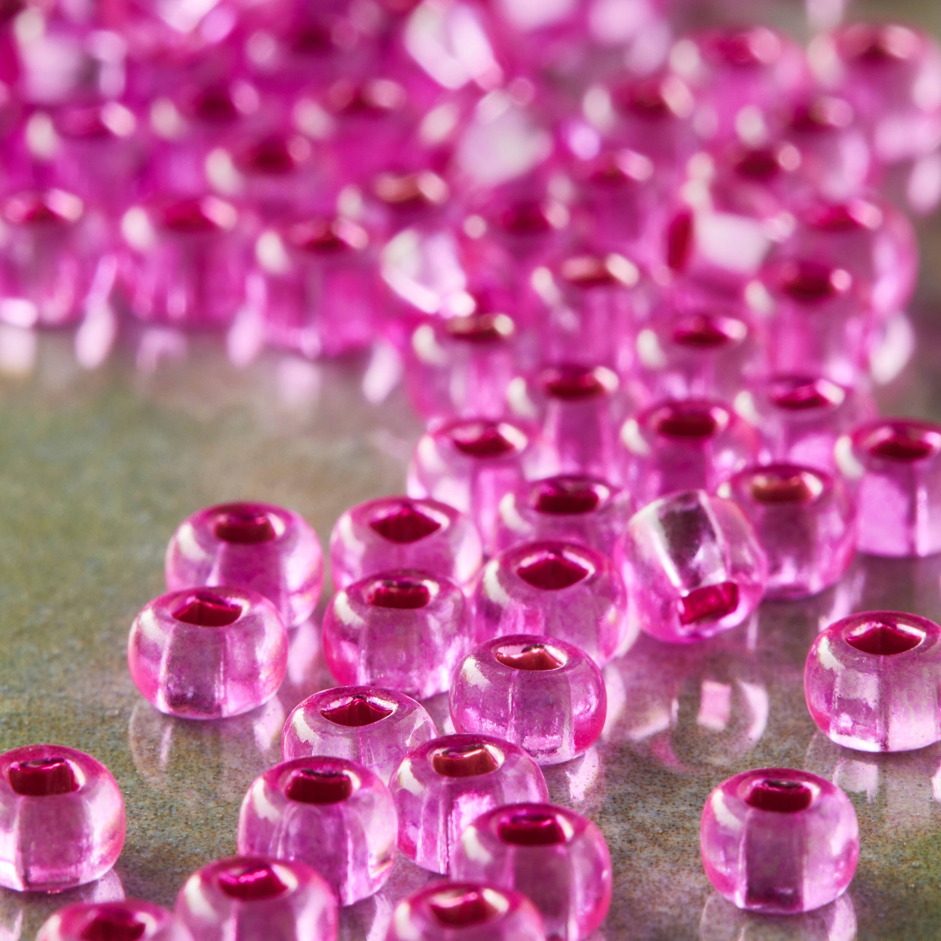 12 Pack: John Bead Silver Lined Czech Glass Seed Beads, 6/0