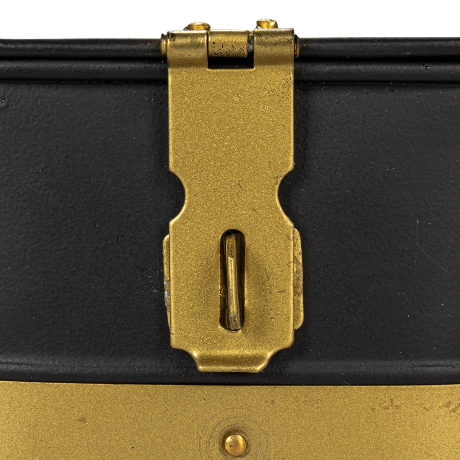 Hello Honey® Black Square Metal Nesting Storage Boxes with Hasp Lock