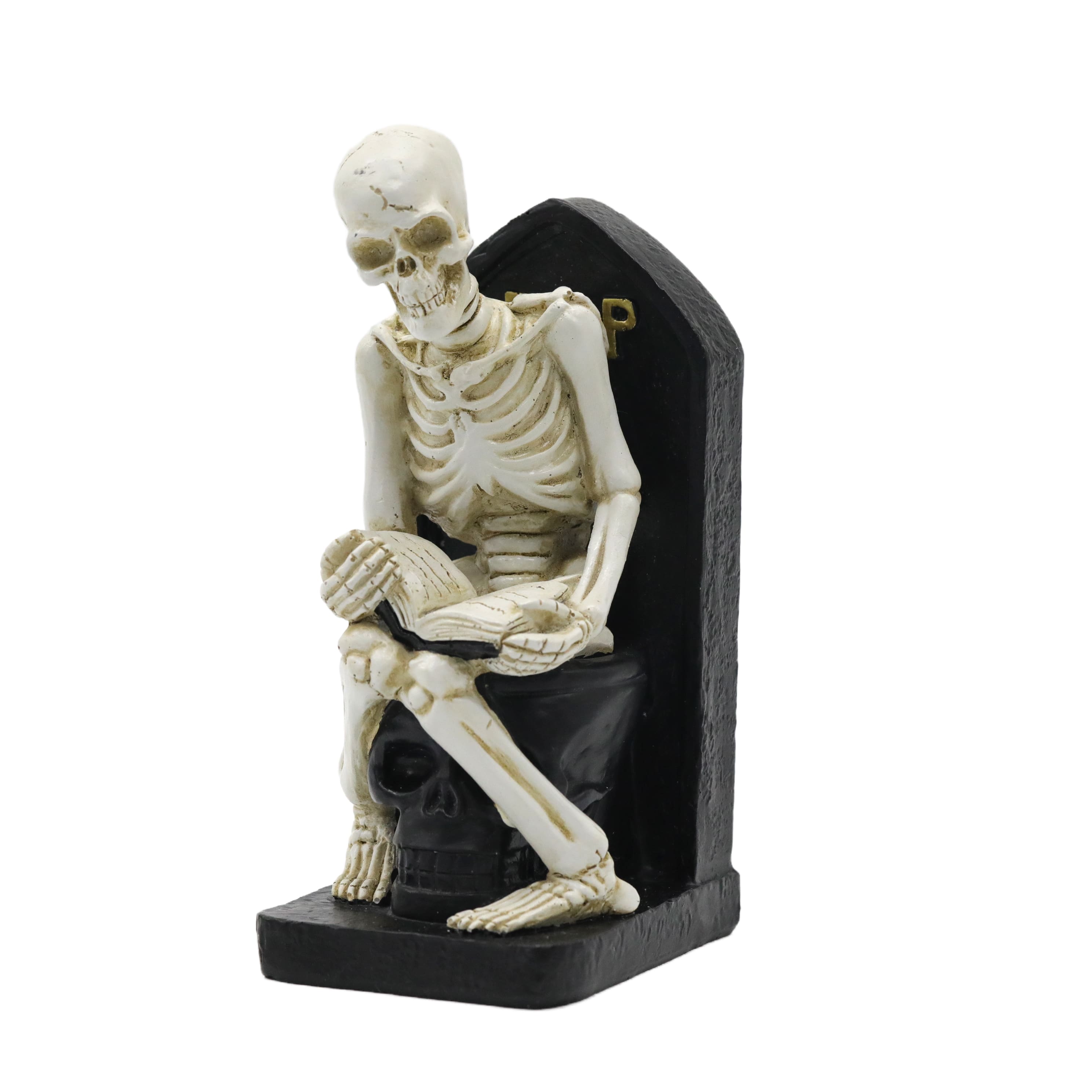 7.1" Skeleton Reading Tabletop Décor by Ashland®