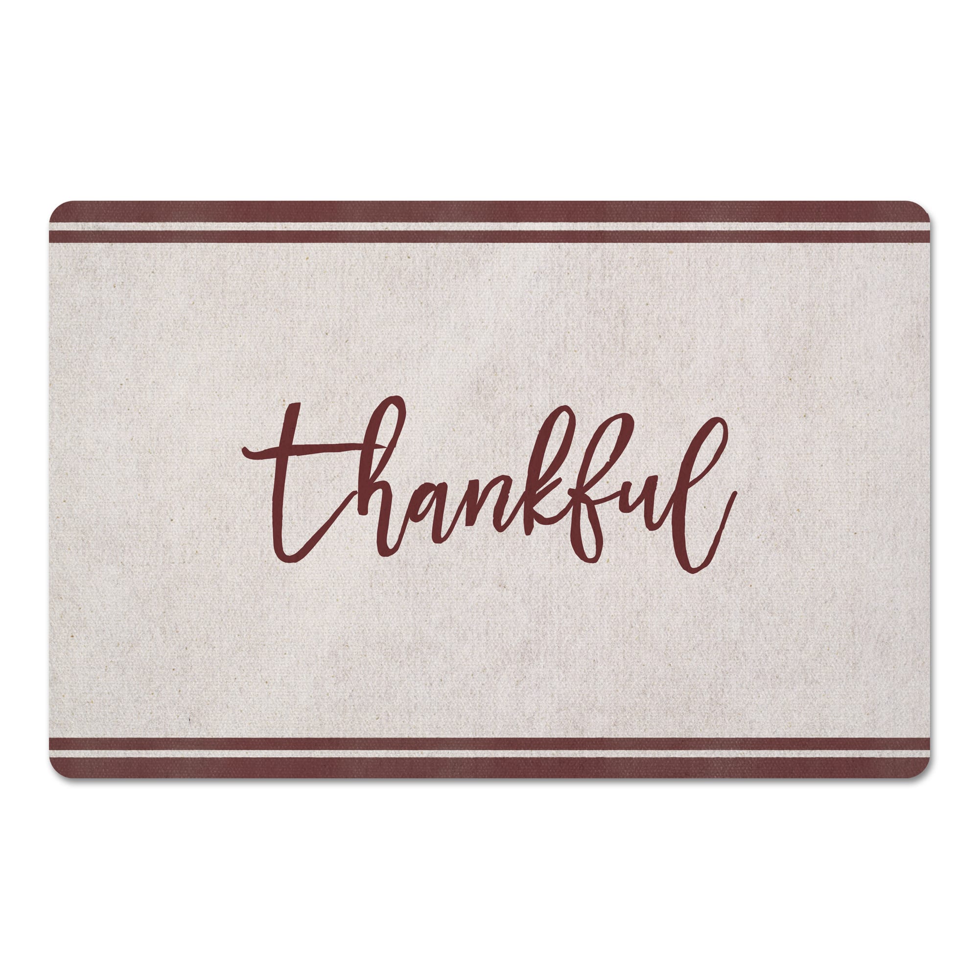 Thankful Stripes Floor Mat