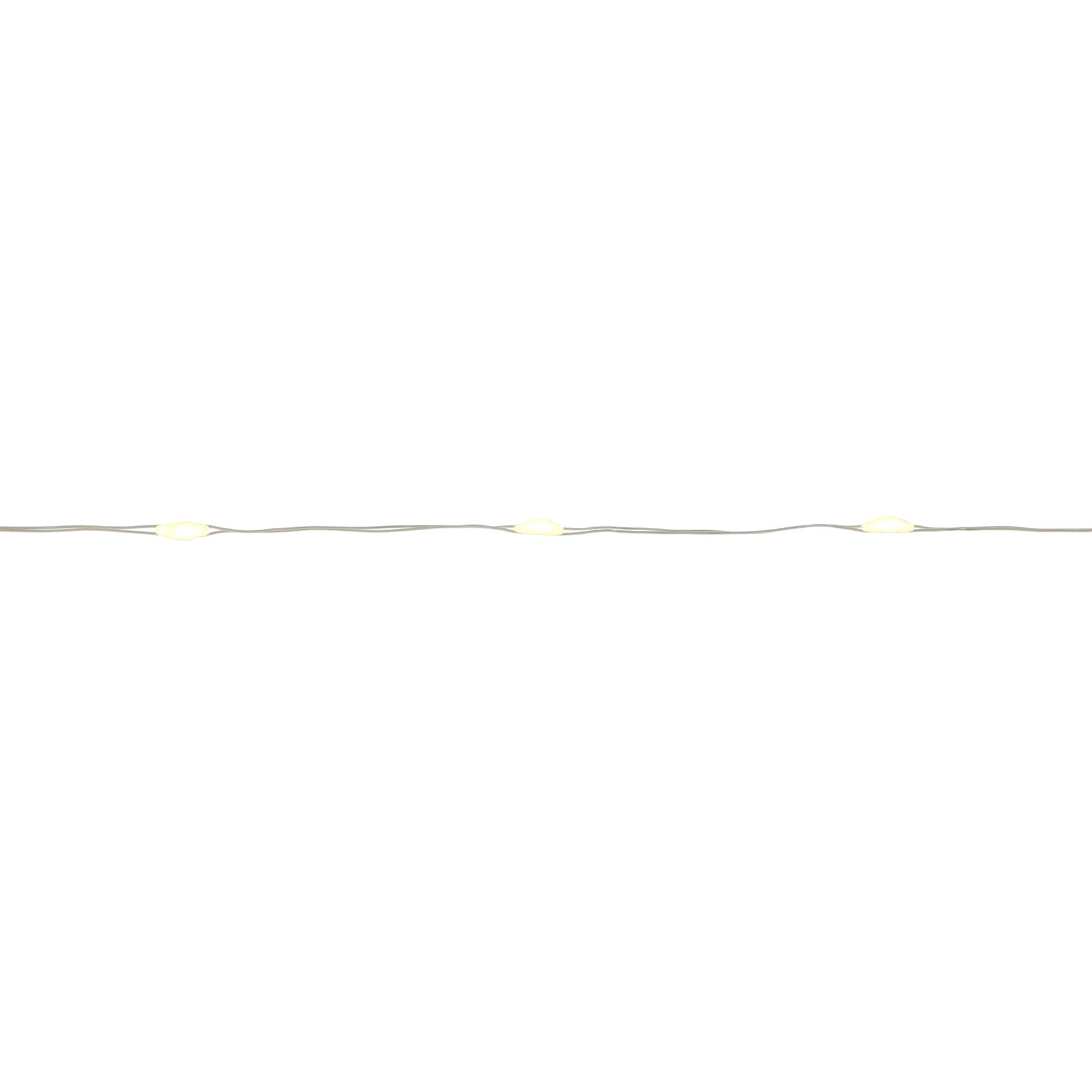 8 Pack: 18ct. Warm White LED String Lights with Silver Wire by Ashland®