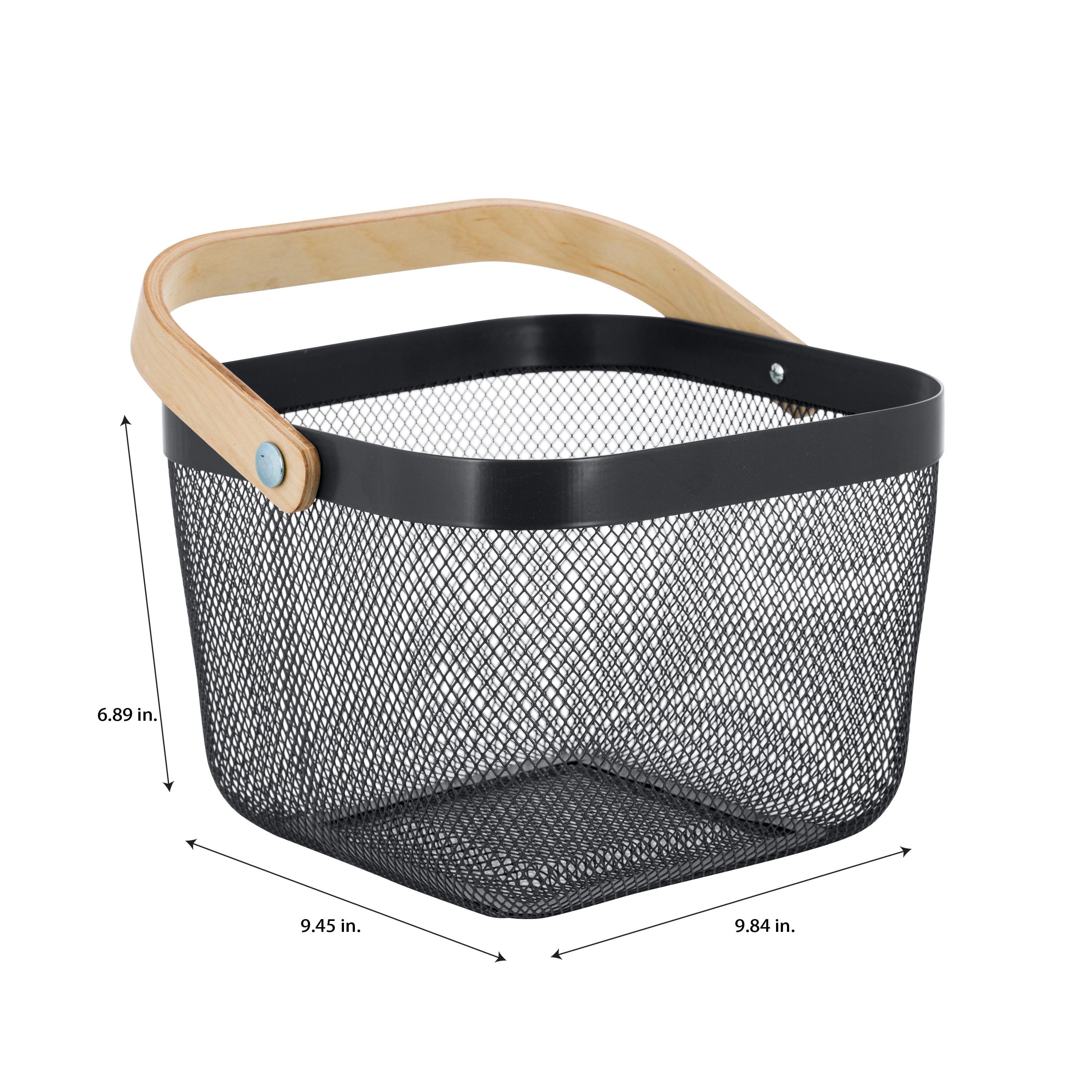 Simplify Mesh Tote with Bamboo Handle