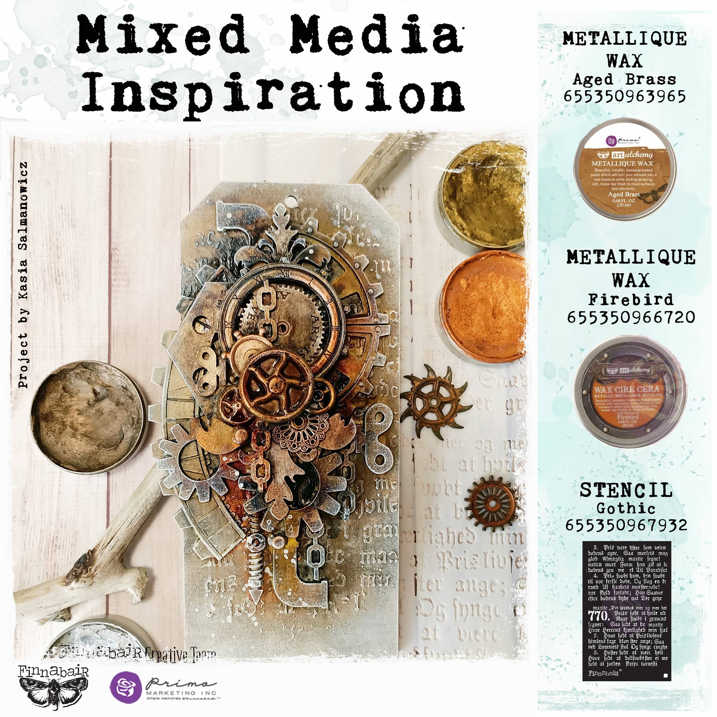 Finnabair® Art Alchemy Metallique Wax