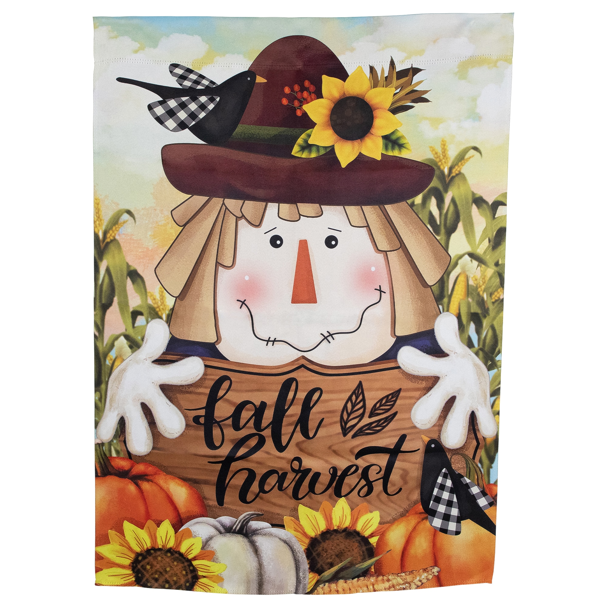 40" x 28" Scarecrow Fall Harvest Outdoor House Flag