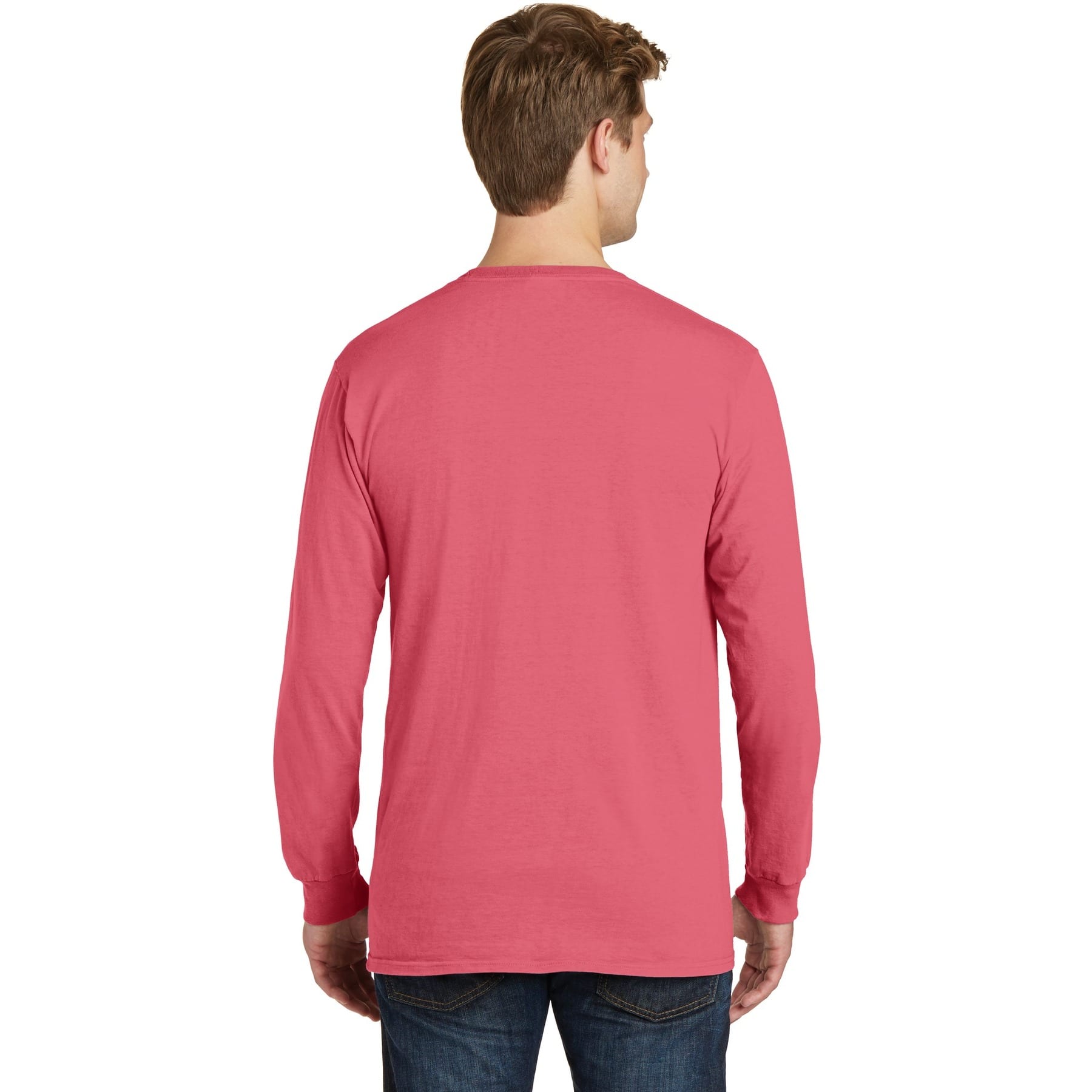 Port & Company® Beach Wash® Colors Garment-Dyed Long Sleeve Tee