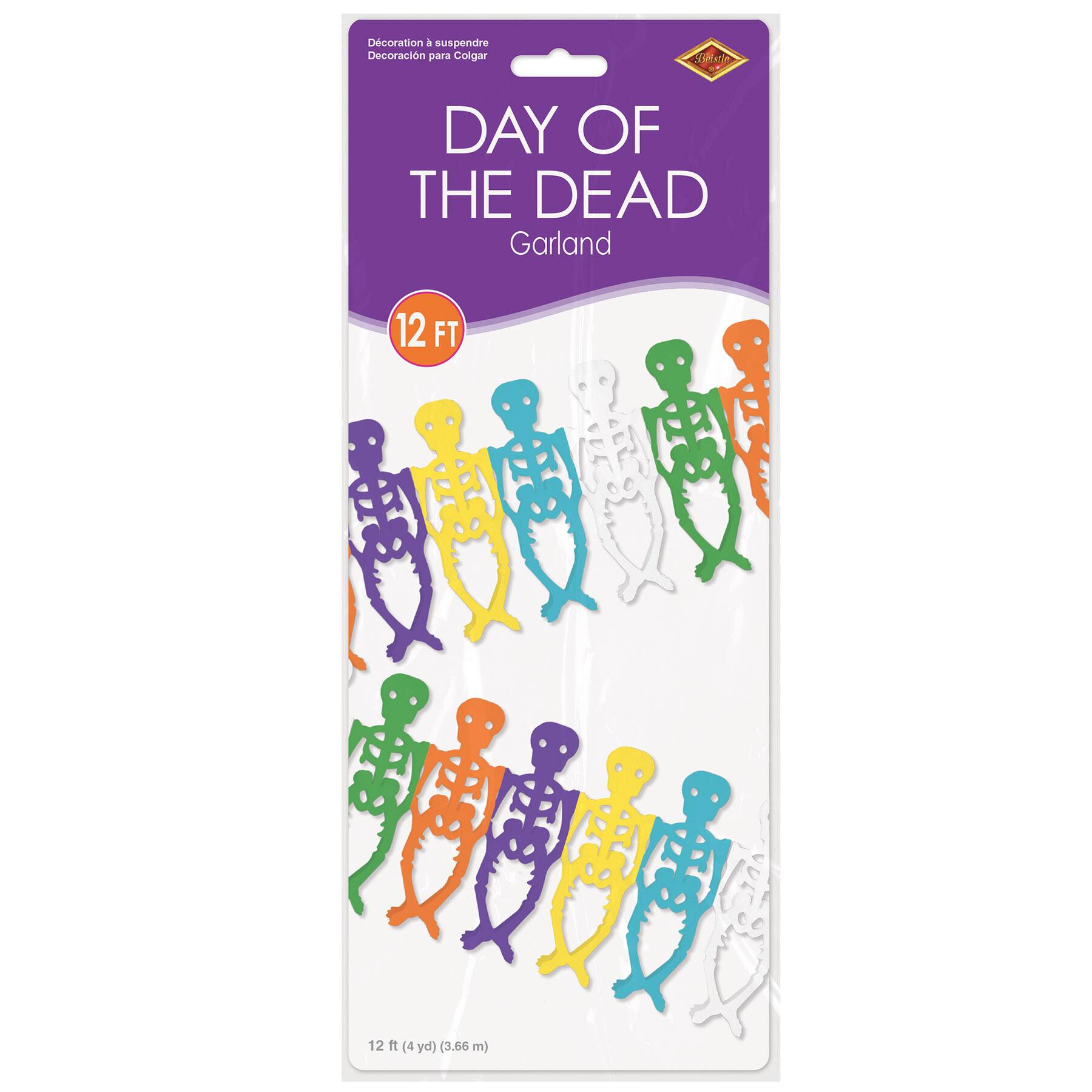 Beistle 11.5" x 12ft. Day Of The Dead Garland