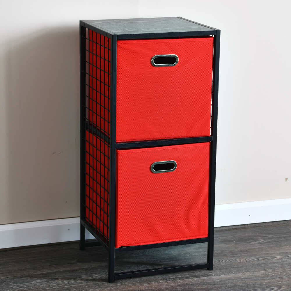 2 Pack Household Essentials 13" Fabric Storage Bins