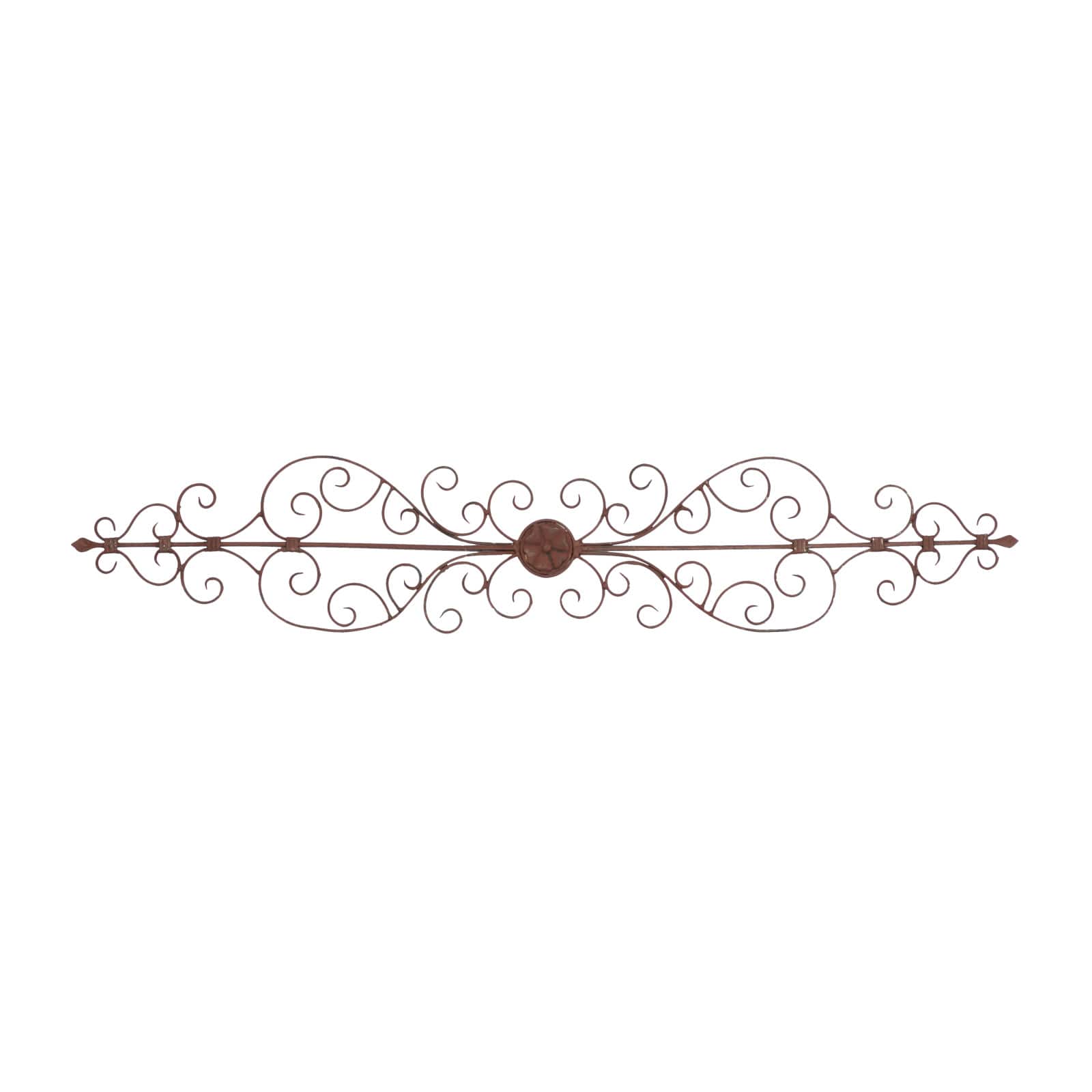 44" Brown Metal Rustic Wall Décor